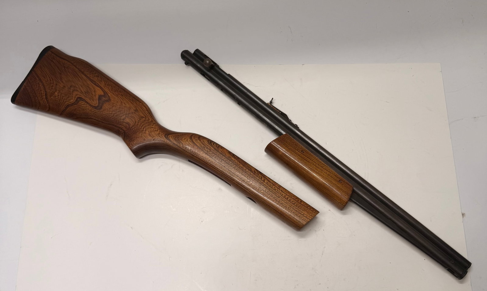 Vintage Pump Action BB Air Rifle Wood Stock & Barrel Assembly (1 of 10)