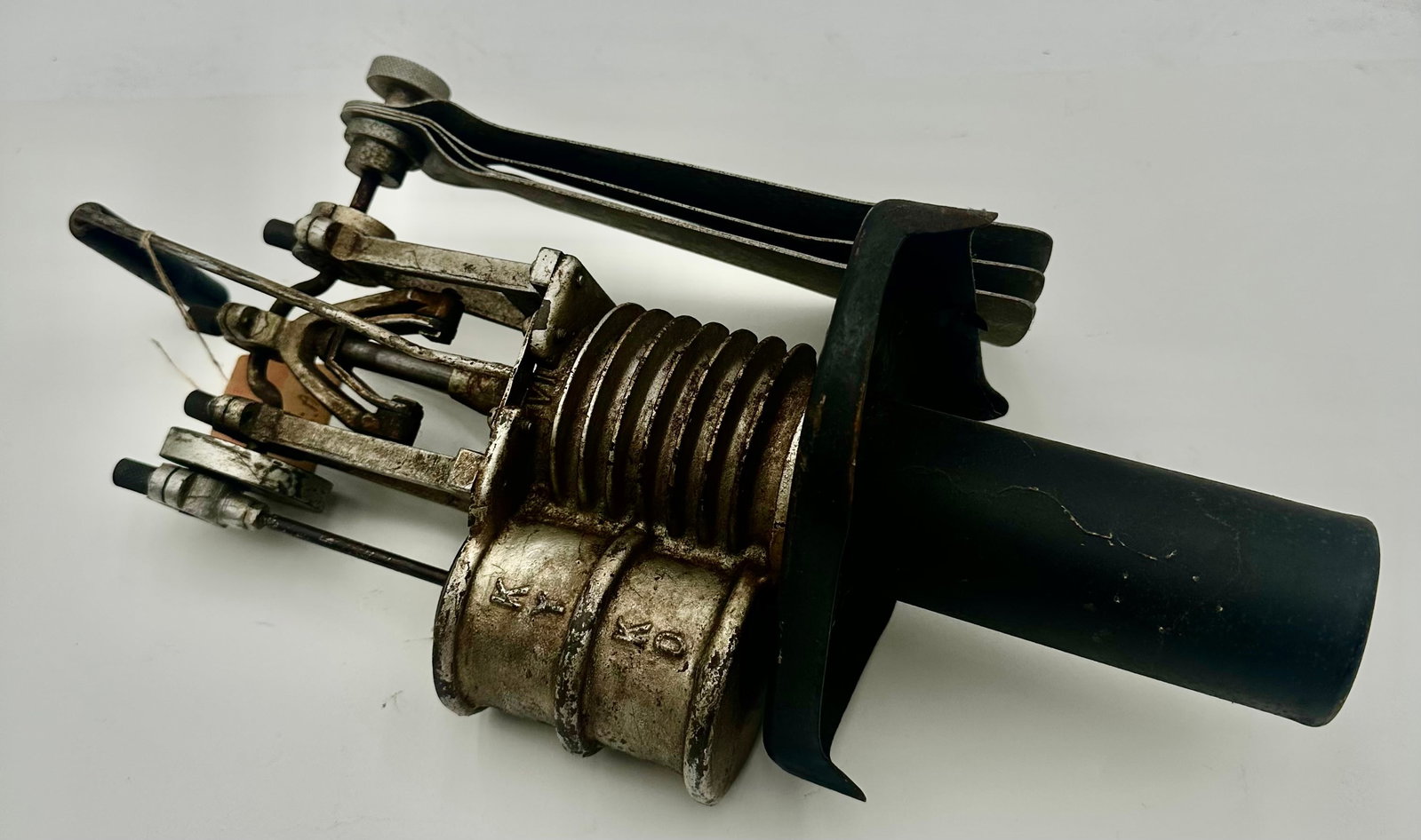 Rare KYKO Hot Air Stirling Engine Fan Motor London England c. 1920s (1 of 12)