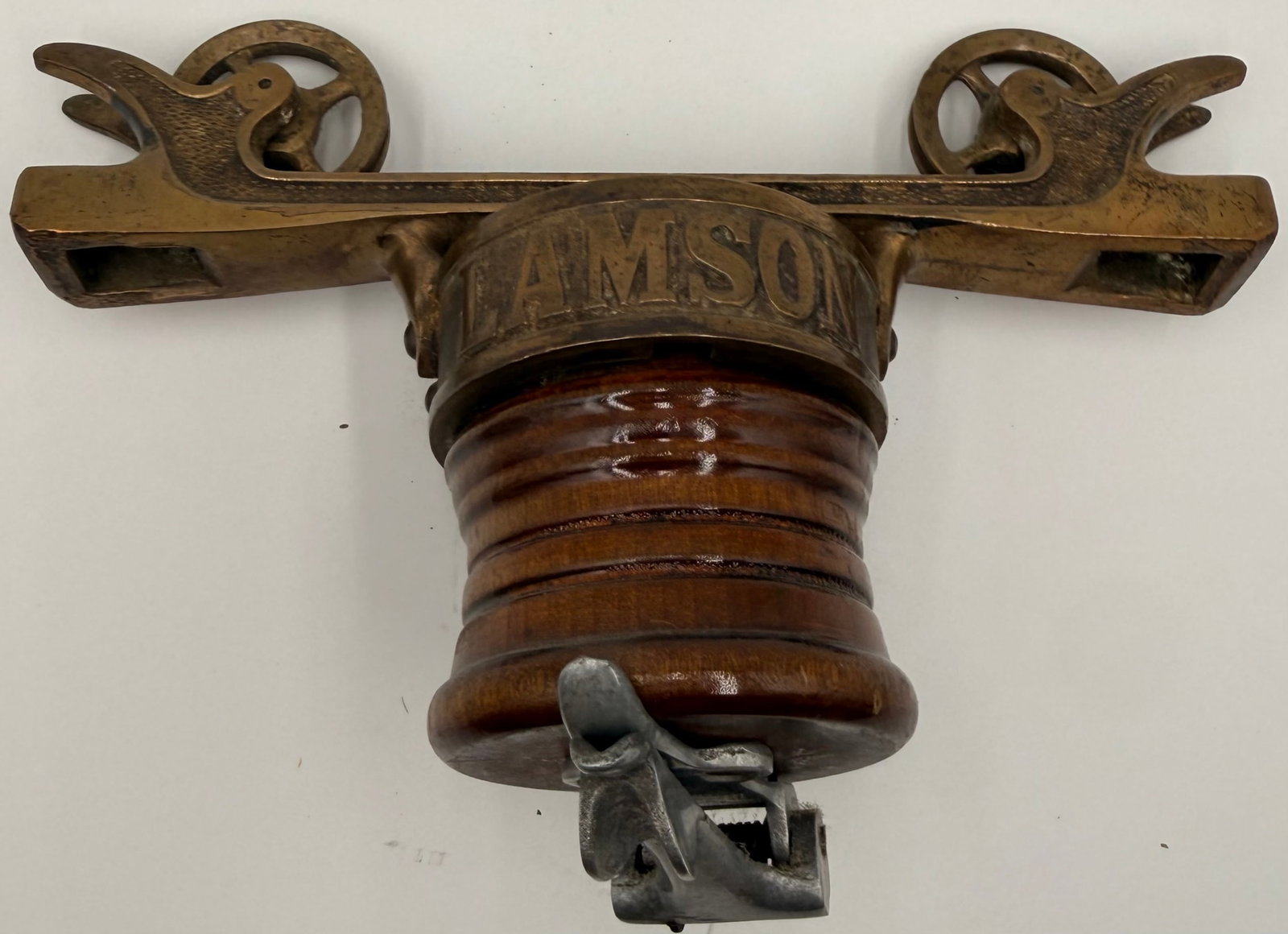 Antique Lamson Cash Carrier Trolley (1 of 6)