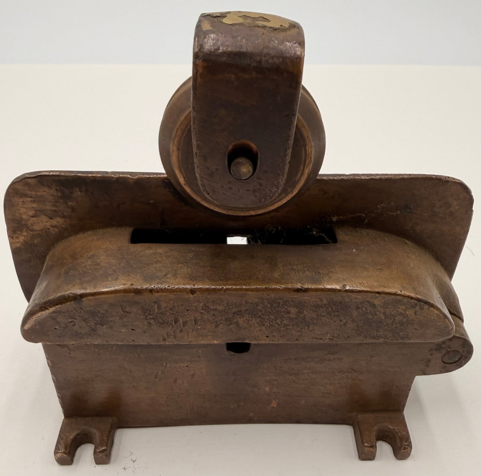 Antique Brass Industrial Paperweight Tool (1 of 6)