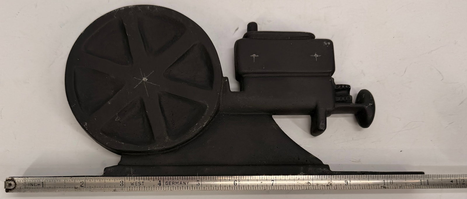Antique Cast Iron Stationary Engine Model - 6