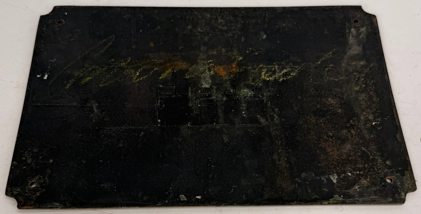 Antique GE Generator Brass Nameplate Schenectady - 6