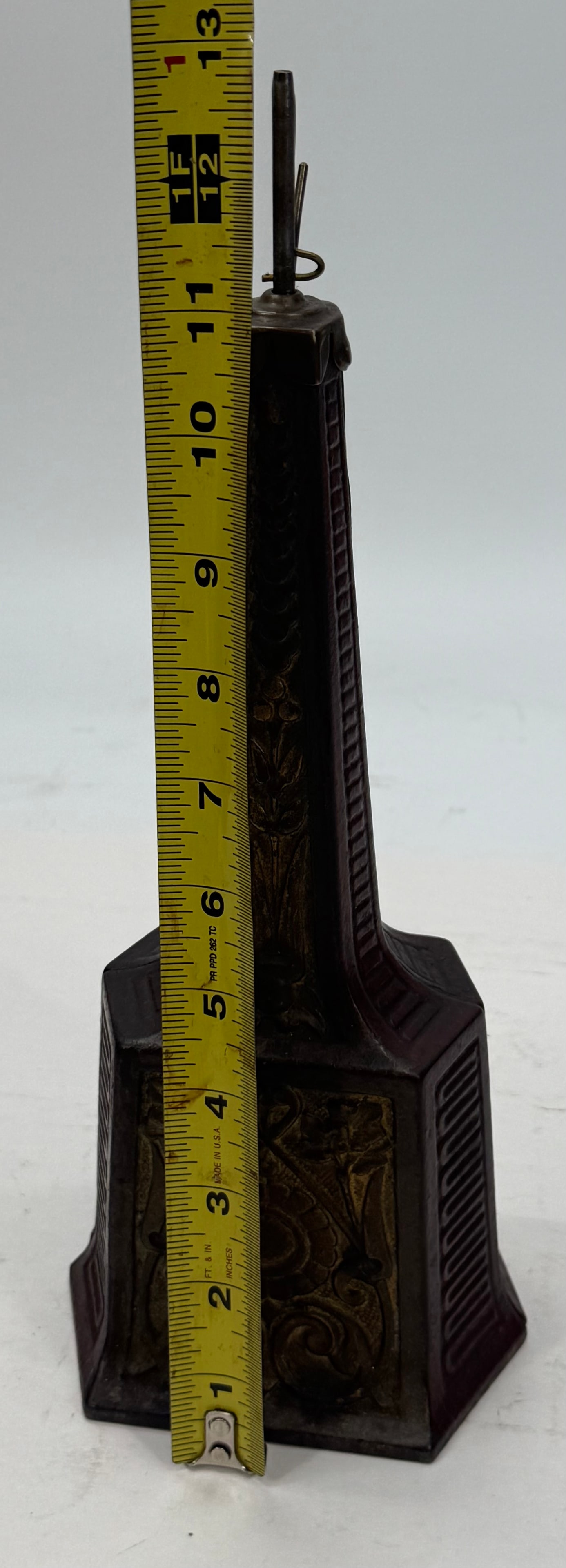 CAST IRON CLOCKWORK SHOO-FLY FAN - 9