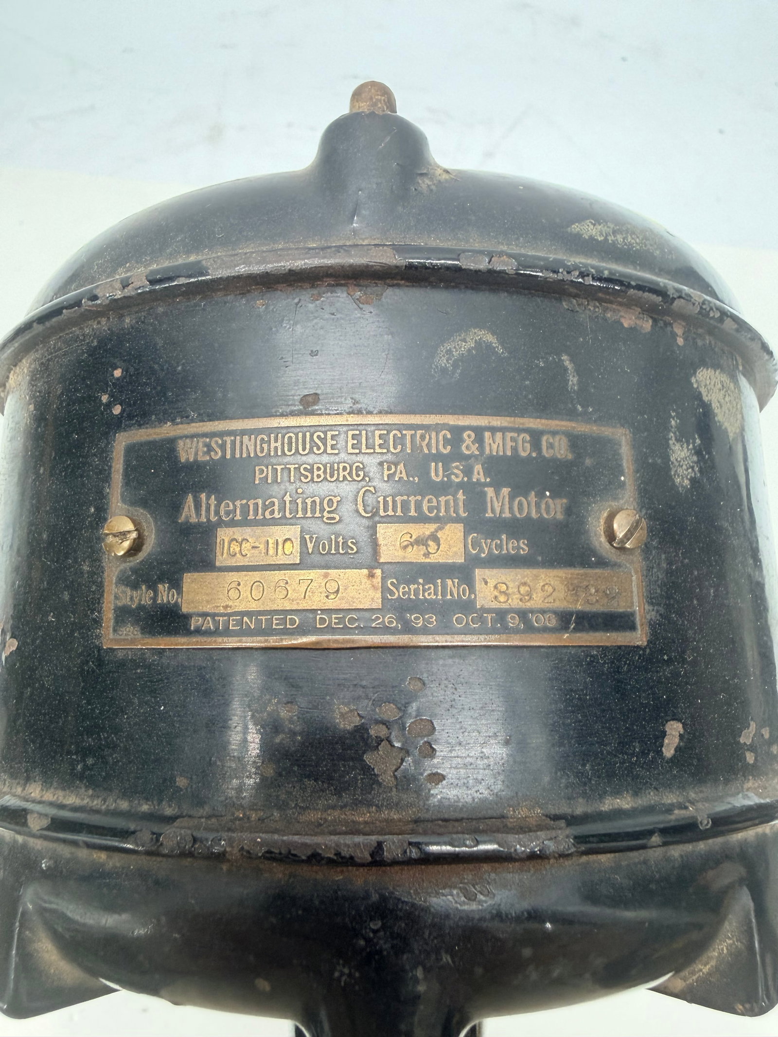 WESTINGHOUSE ELECTRIC Alternating Current Motor - 4