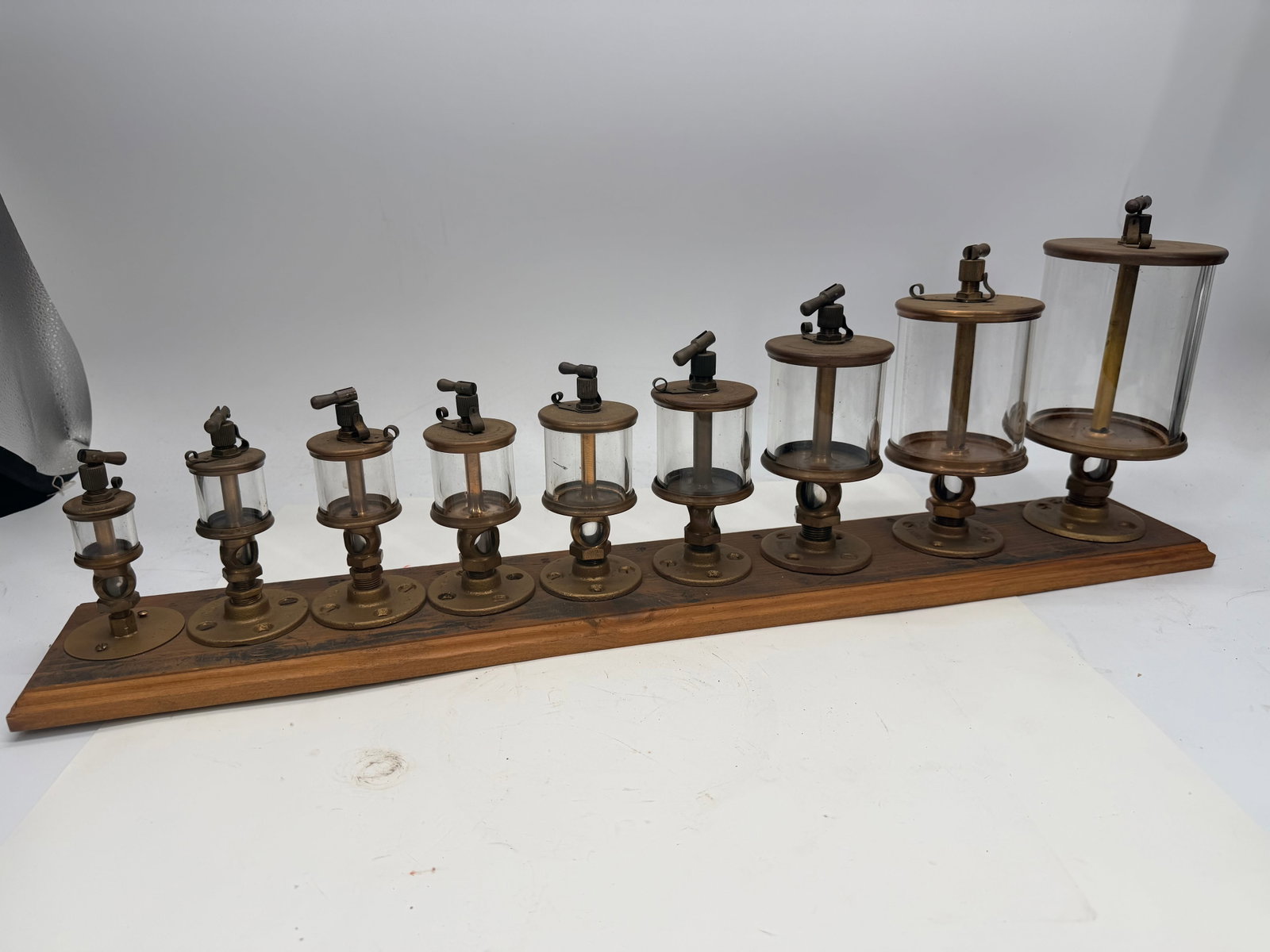 Lunkenheimer Sentinel Steam Engine Oiler Display Set - 11