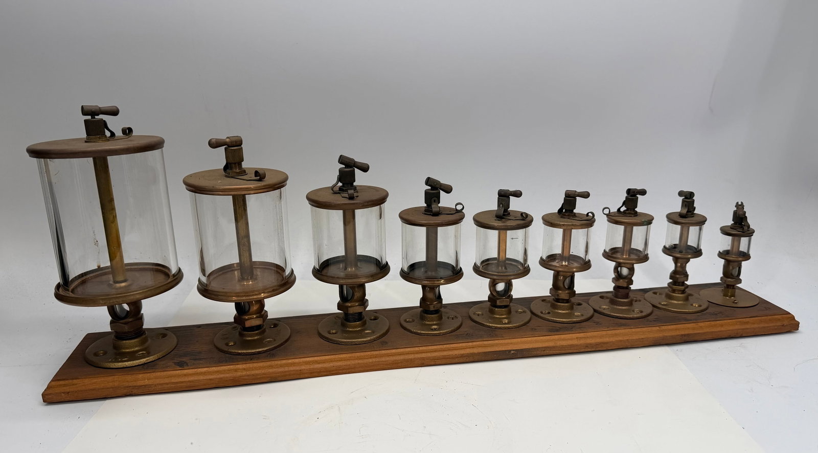 Lunkenheimer Sentinel Steam Engine Oiler Display Set (1 of 11)