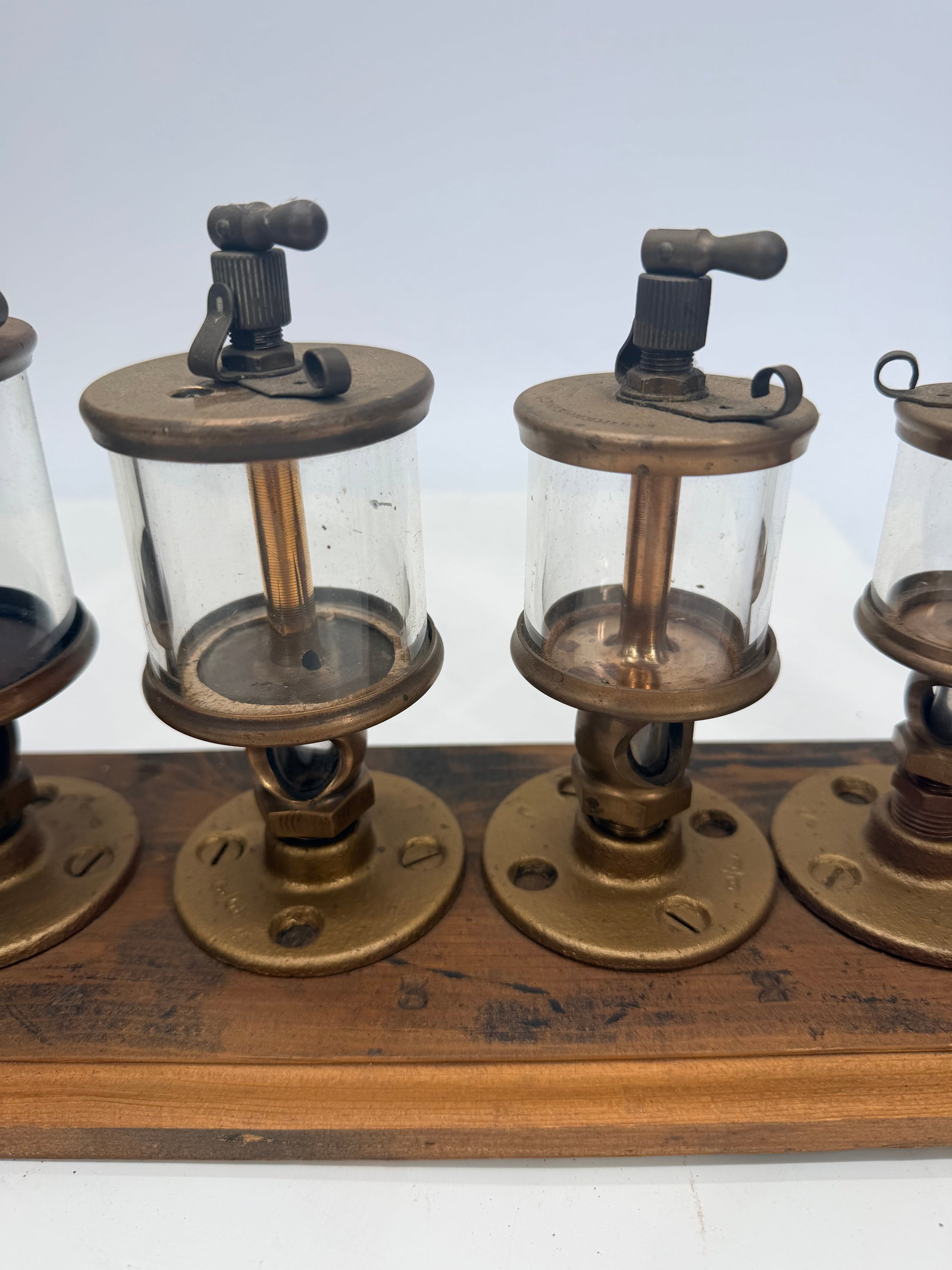 Lunkenheimer Sentinel Steam Engine Oiler Display Set - 5