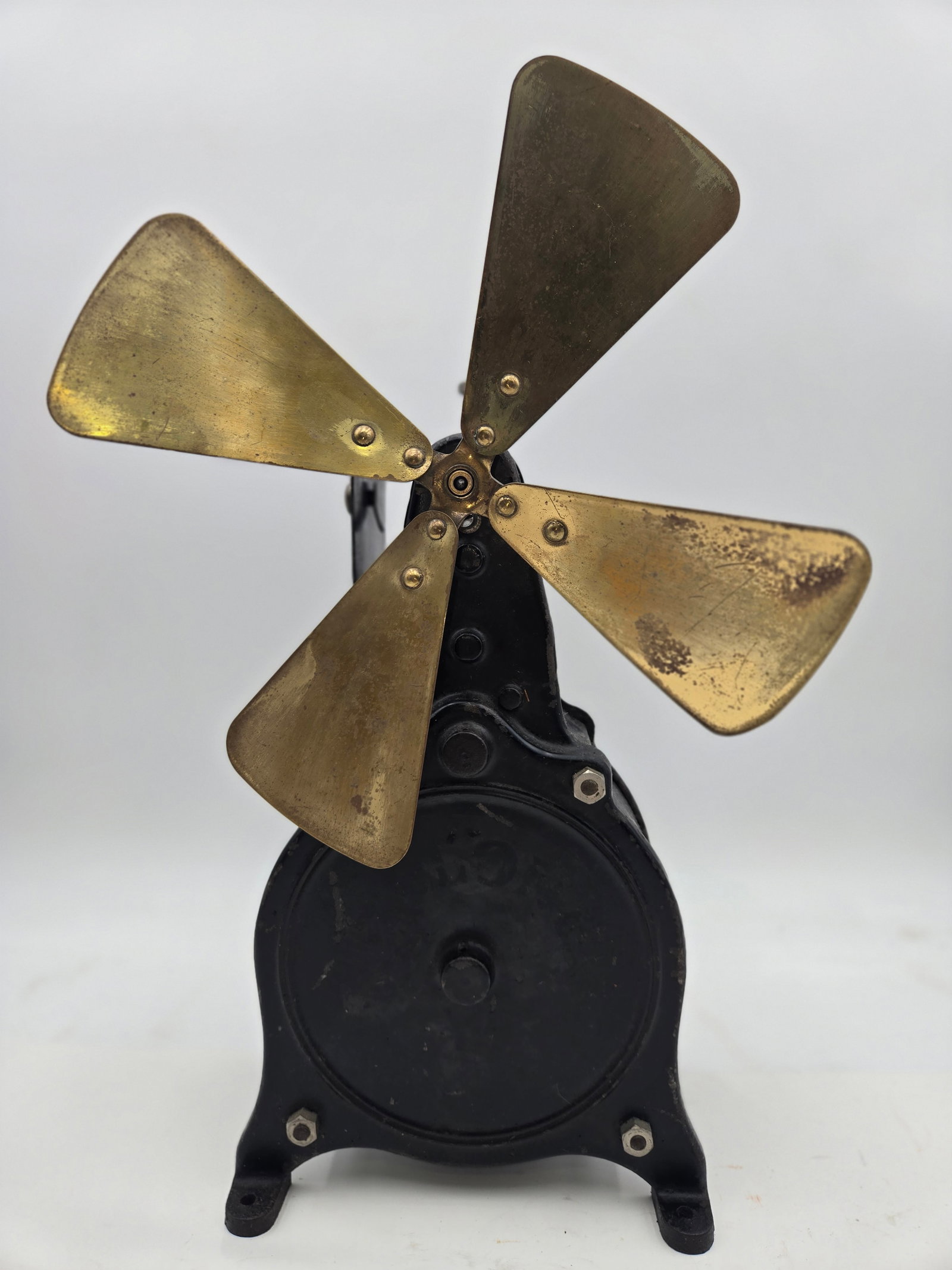 Antique 1800's German Wind Up Fan (1 of 6)