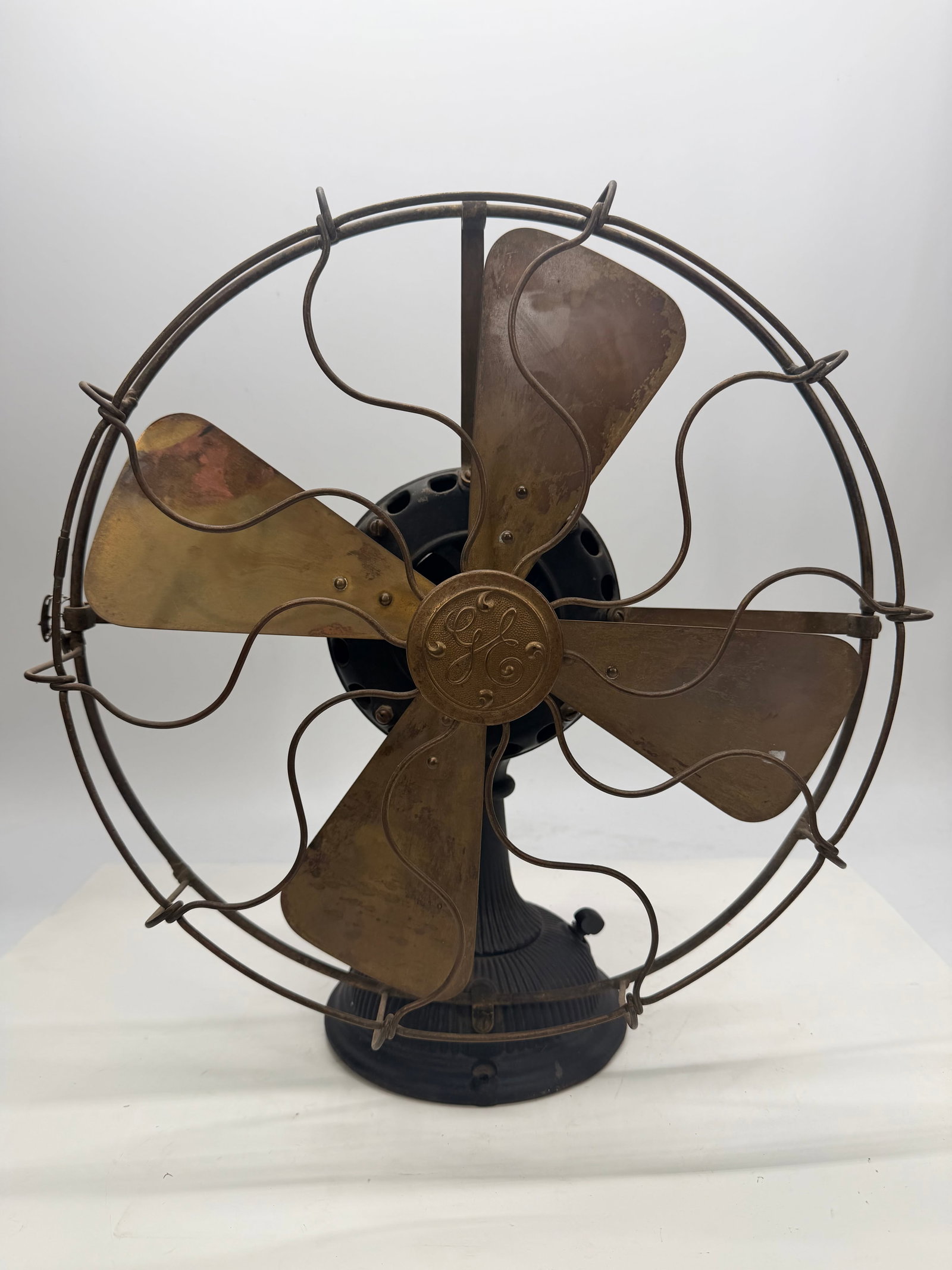Antique General Electric “Brass Blade” Desk Fan (1 of 11)
