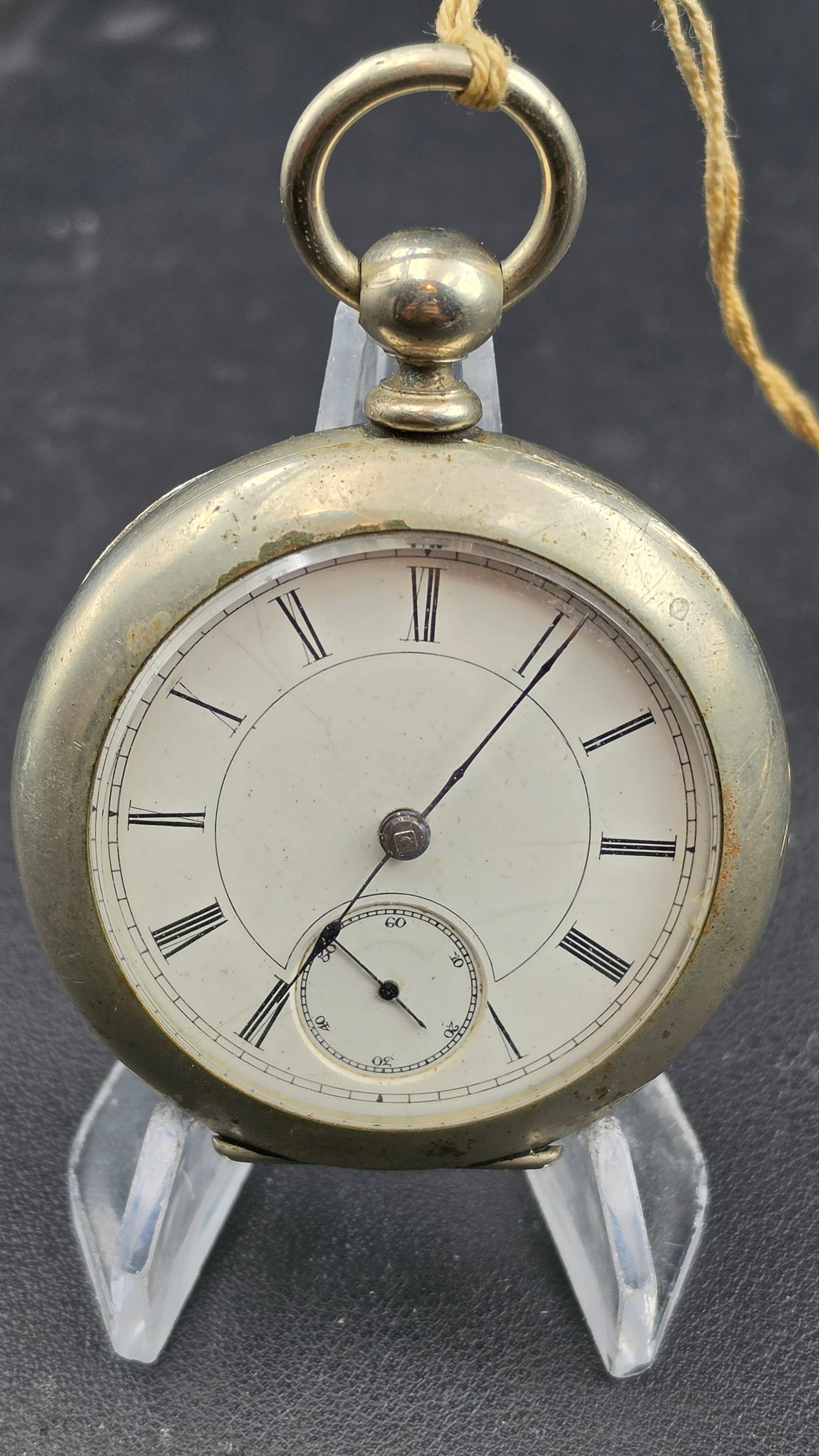 1874 Illinois Watch Co. Miller Grade 18s Key Wind Pocket Watch, Movement #26036, Dueber Case (1 of 9)