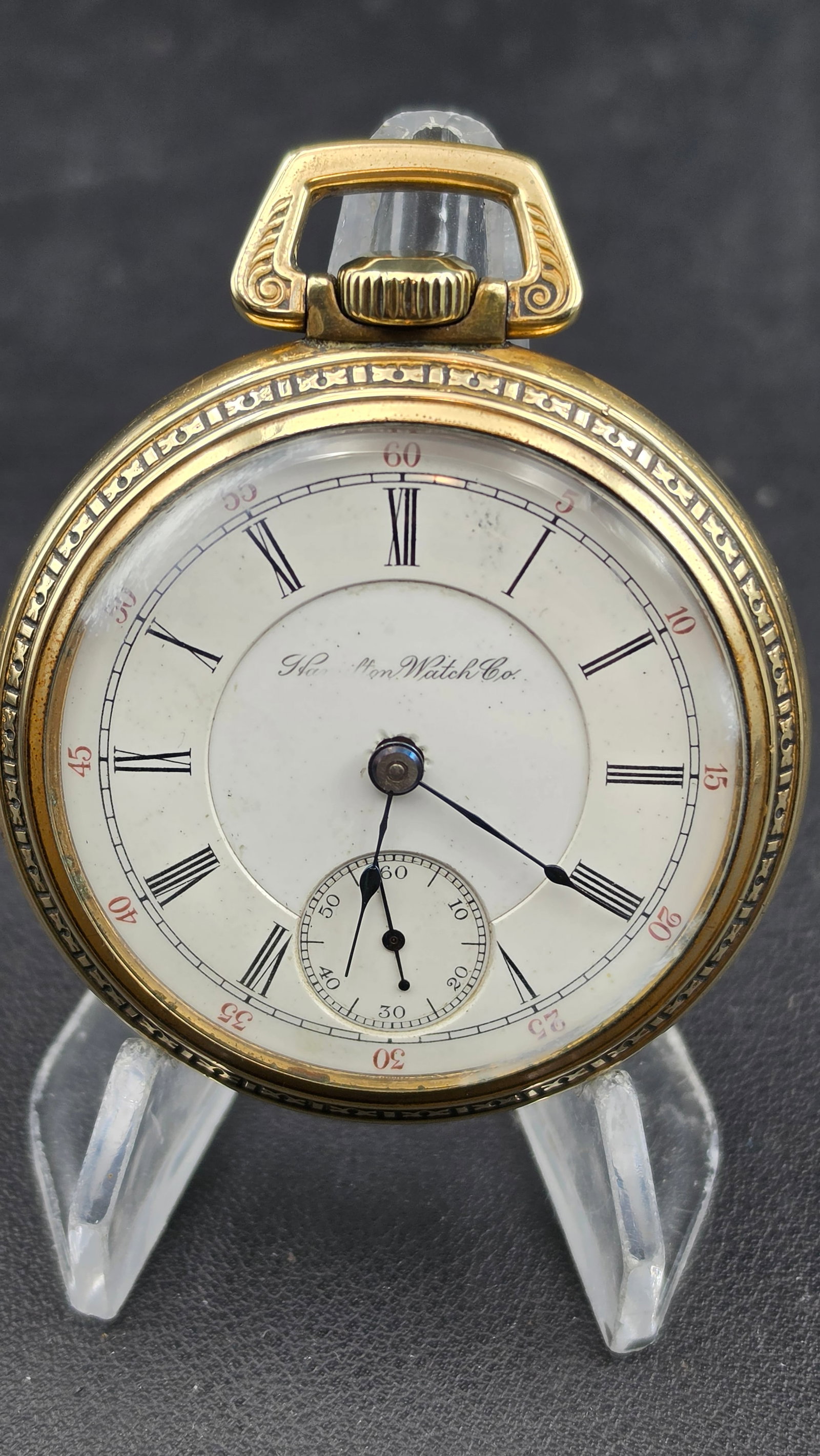 1902-1903 Hamilton Watch Co. Grade 936 18s 17-Jewel Railroad-Grade Pocket Watch – Keystone Fancy (1 of 11)