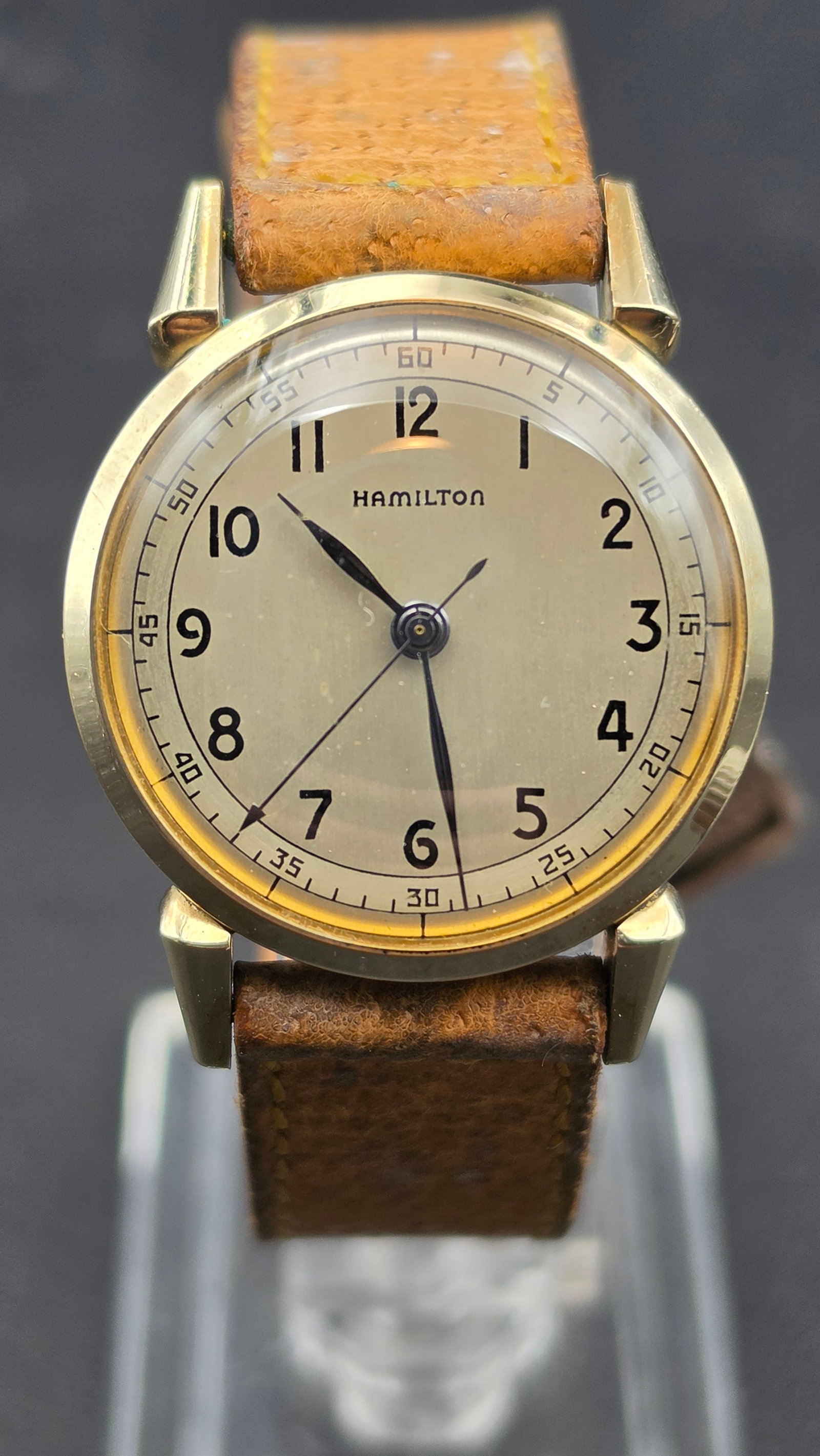 1948 Hamilton Grade 748 18 Jewel 10K Gold Filled Wristwatch With Original Hangtag (1 of 14)