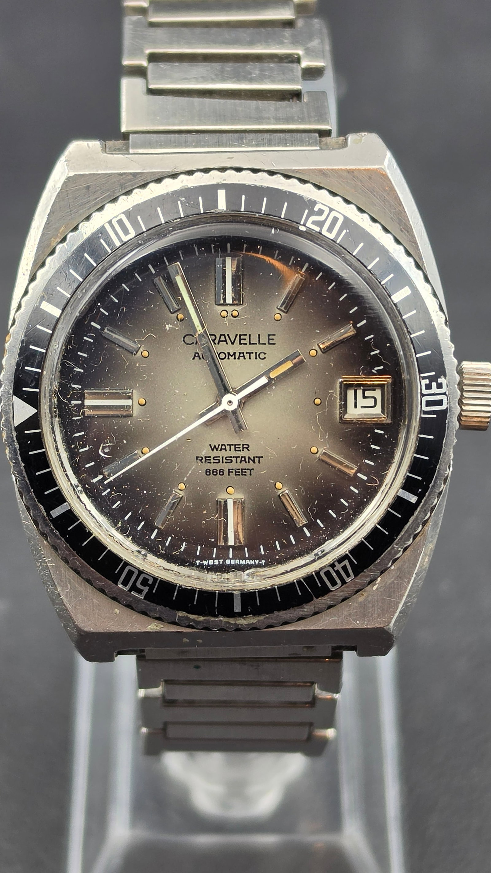 1975 Caravelle "666 Feet" Devil Diver Automatic West Germany 37mm