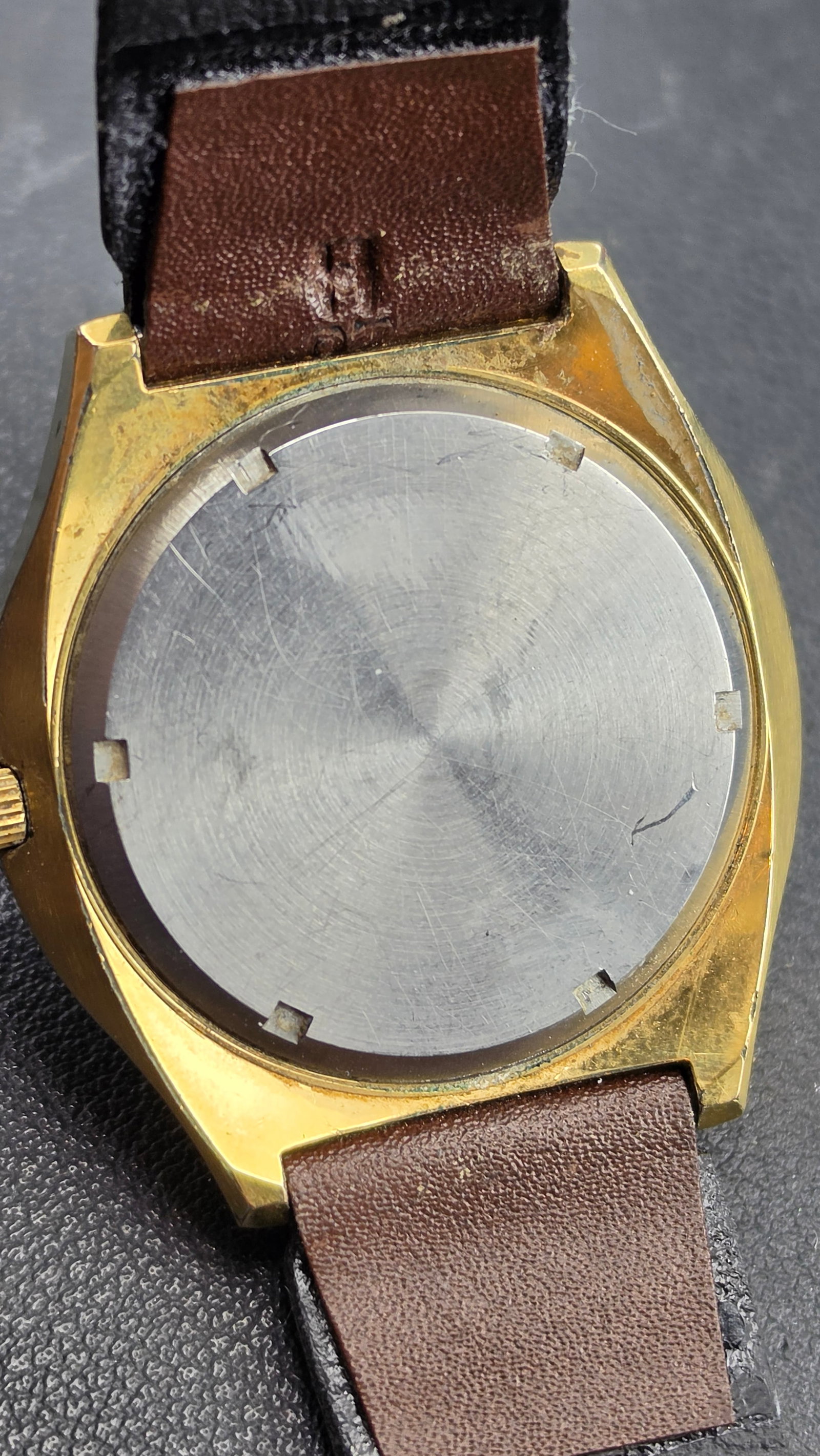 Omega Electronic f300Hz Chronometer 198.020 Gold Capped Day Date Watch, 1970s - 9