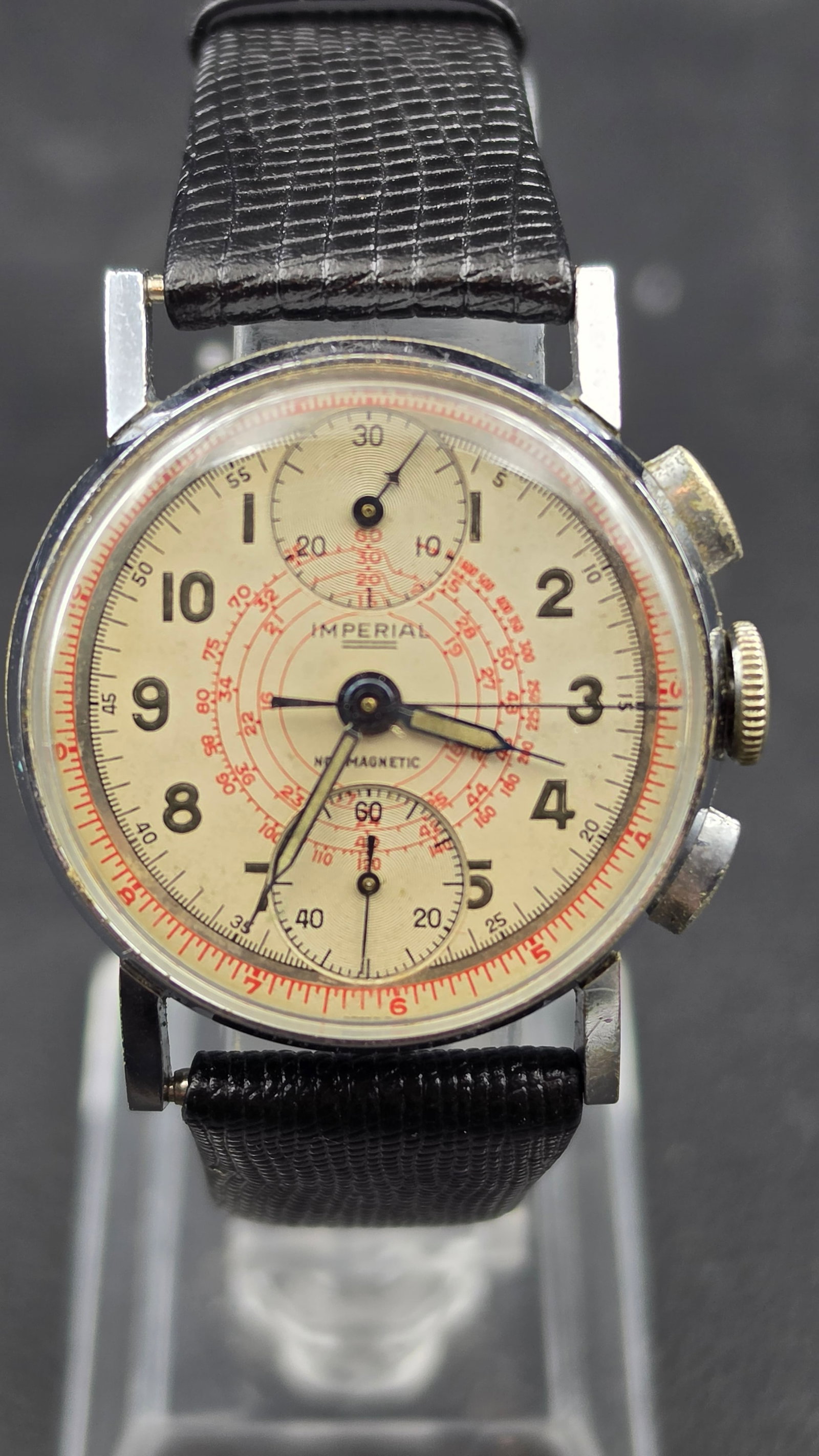 Imperial Watch Co Vintage Chronograph, Model 136, 17 Jewels, Non-Magnetic, Fully Functional (1 of 10)
