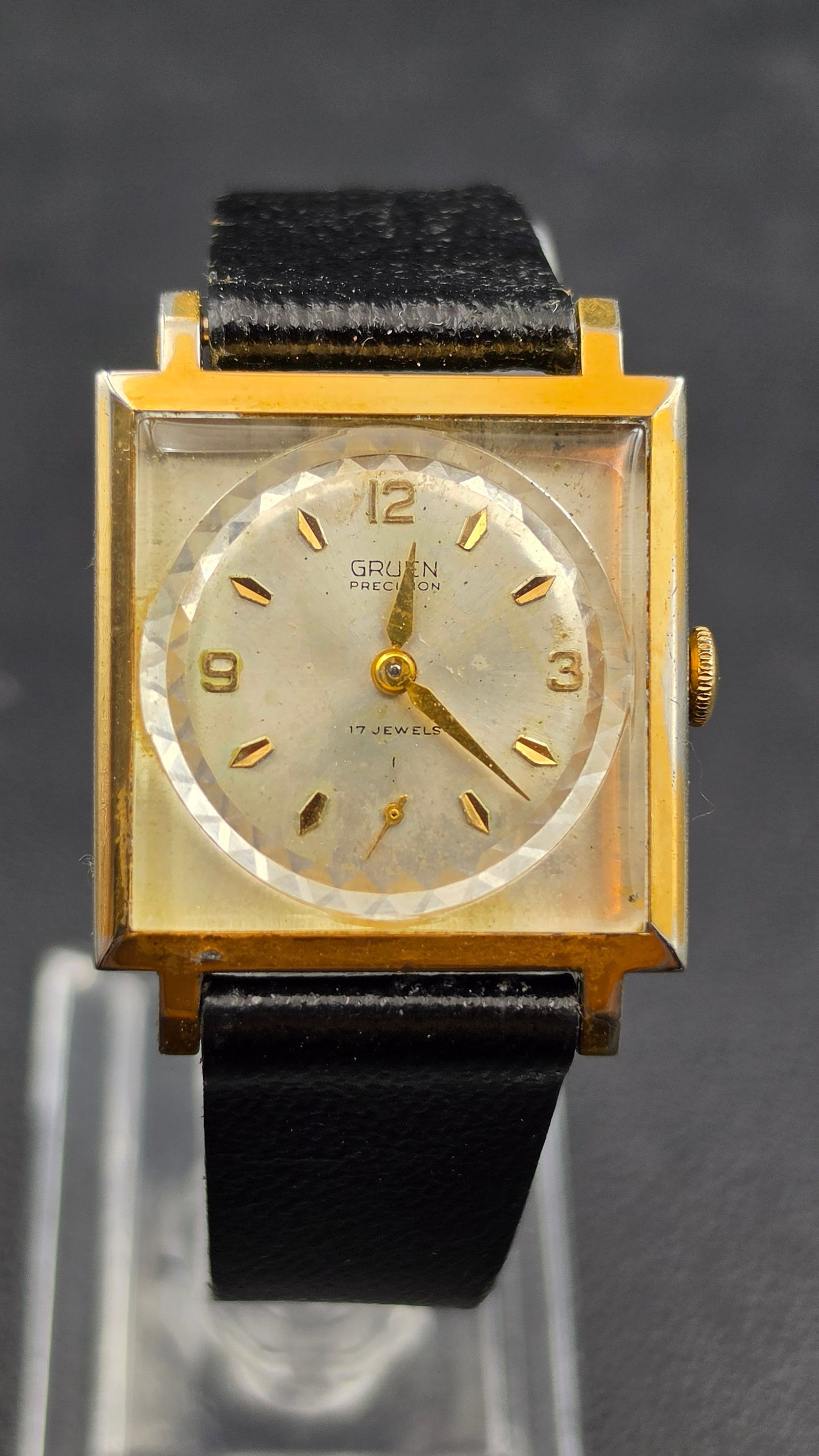 Gruen Precision 17 Jewel Square Case Watch 1950s (1 of 10)