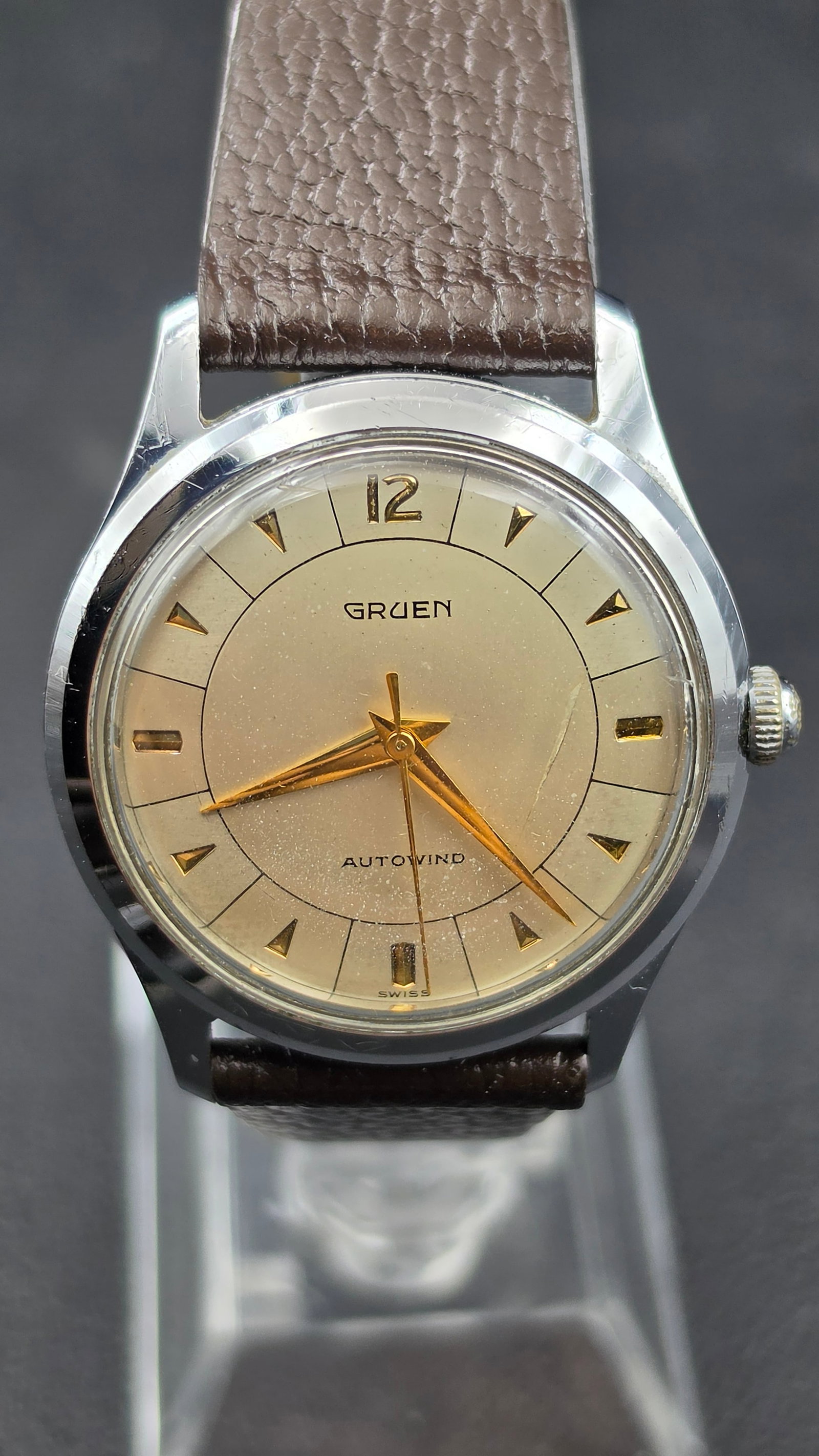 Vintage Gruen Precision Autowind Veri-Thin 17 Jewel Bumper Automatic Watch, Cal. 462SS (1 of 11)