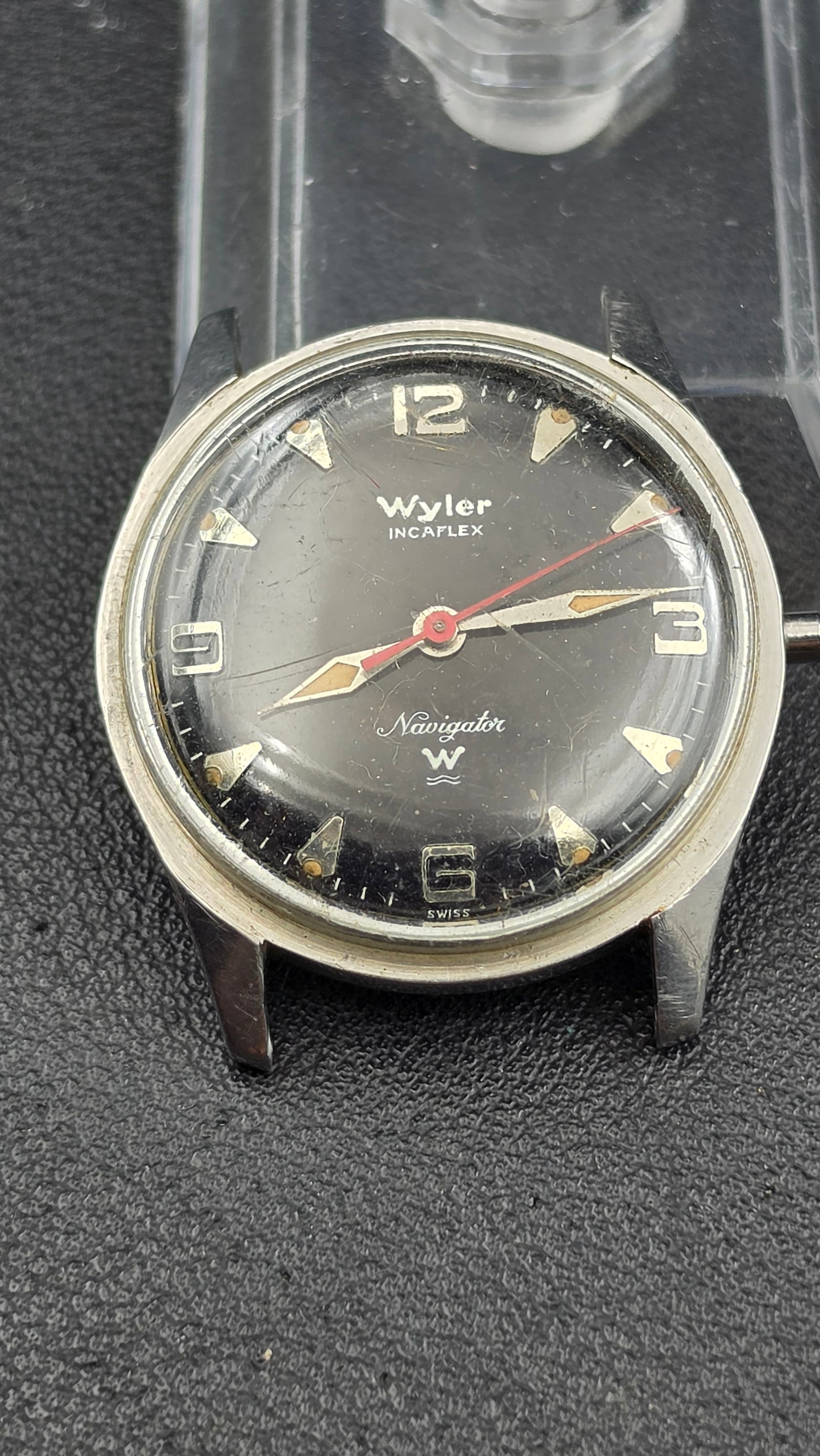 Vintage Wyler Incaflex Navigator 17 Jewels Swiss Mechanical Watch, Cal. WM29 (1 of 8)