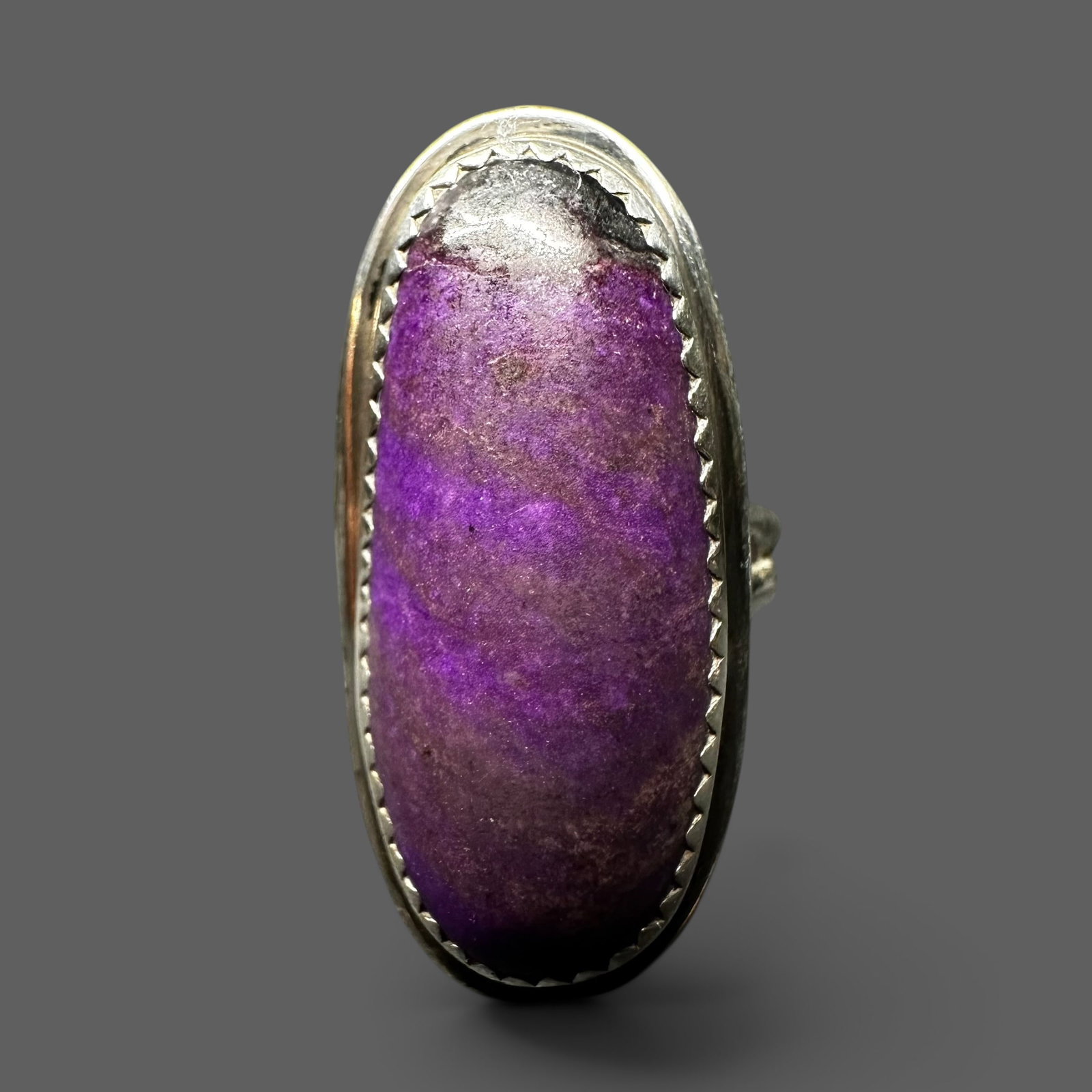 Sz5.75/7g Southwestern Sterling Silver Sugilite Ring (1 of 8)