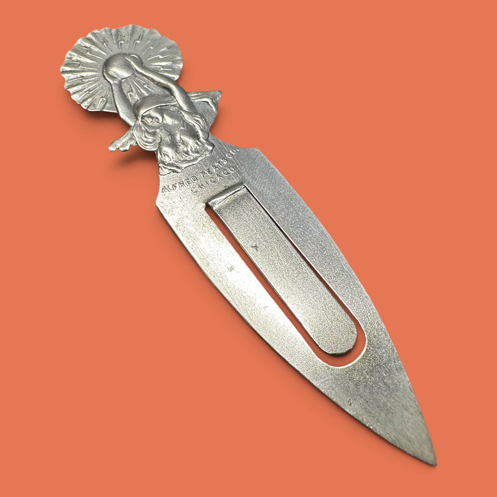 Vintage Alfred Peats Co. Figural Advertising Bookmark (1 of 6)