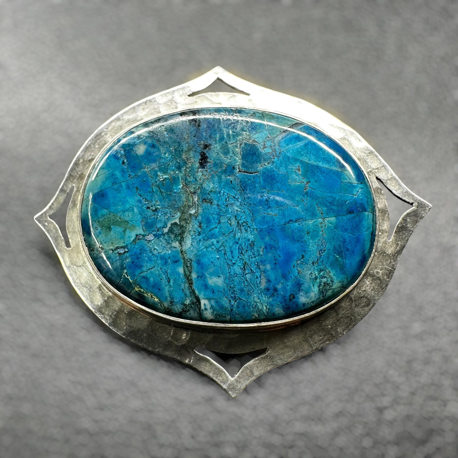 13g Art Silver Shop Sterling Silver Shattuckite Brooch (1 of 10)