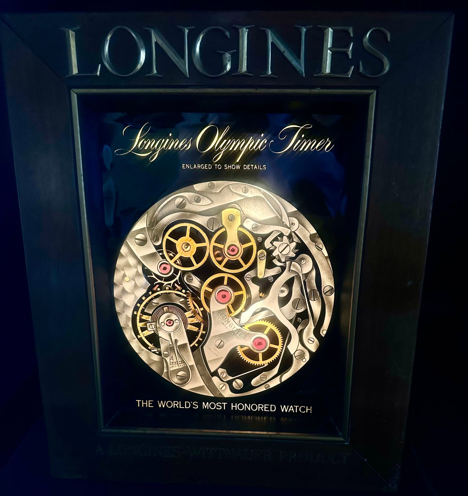 Vintage Longines Olympic Timer Lighted Jeweler Display (1 of 13)