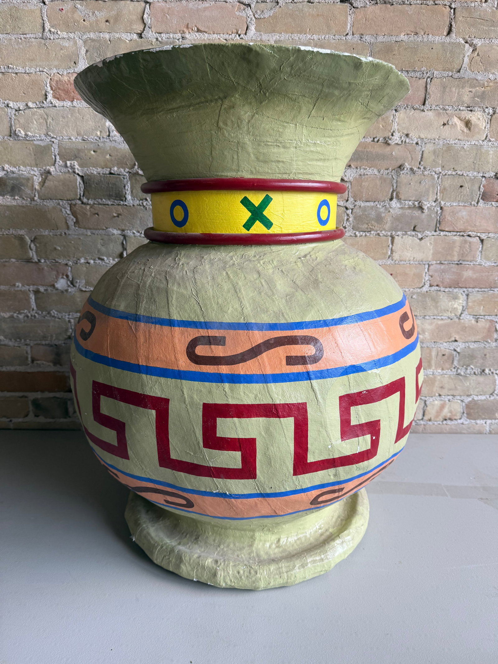 Hand Crafted Papier-Mache Floor vase (1 of 12)