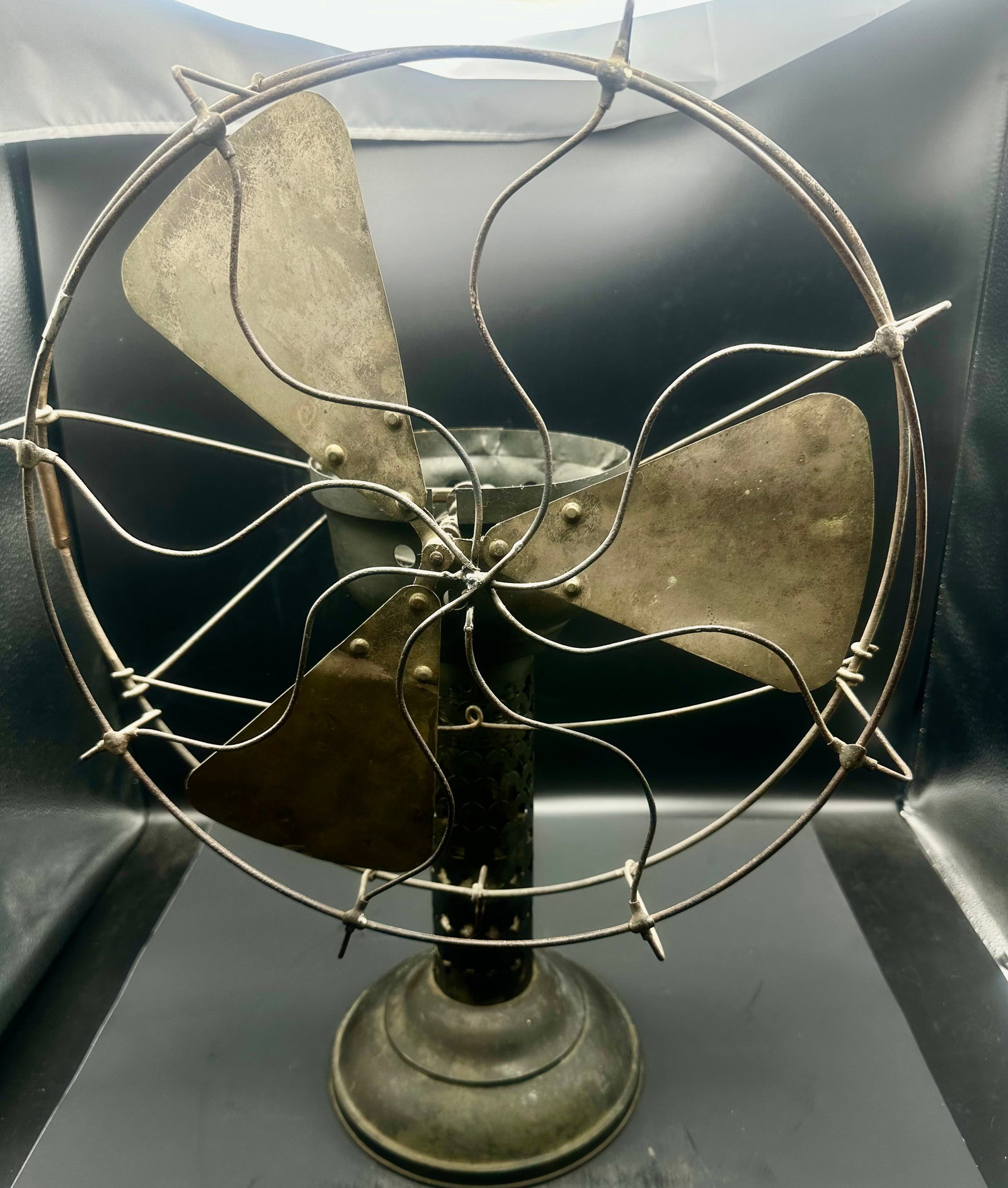 Rare Antique c.1914 Thermo Hot Air Stirling Engine Fan (1 of 16)