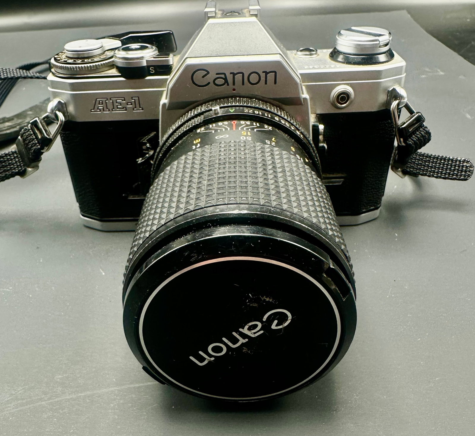 Vintage Canon AE-1 35mm SLR Film Camera with Zoom Lens (1 of 12)