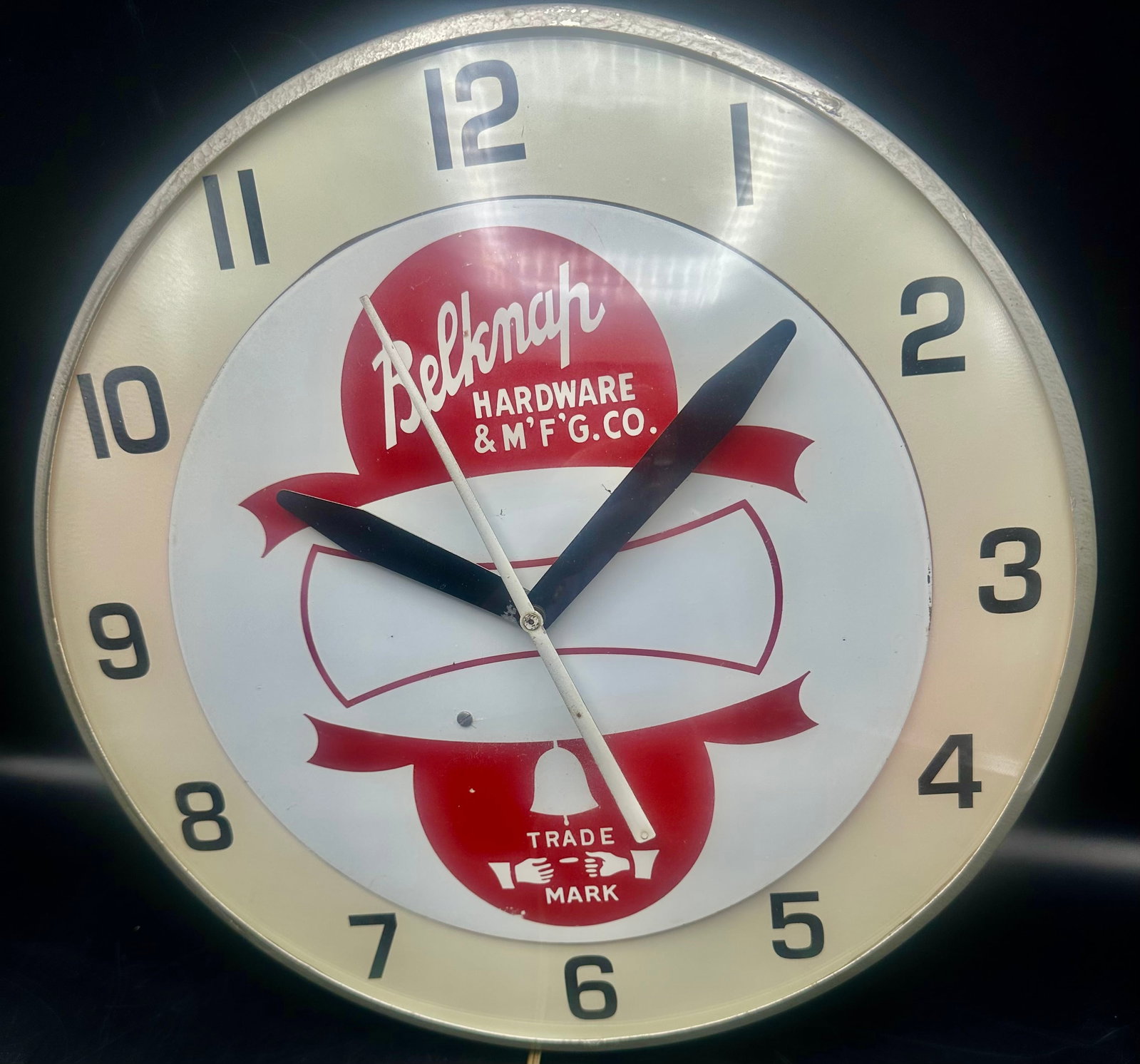 Vintage Belknap Hardware Advertising Wall Clock – Advertising Products Inc. – 15” (1 of 11)