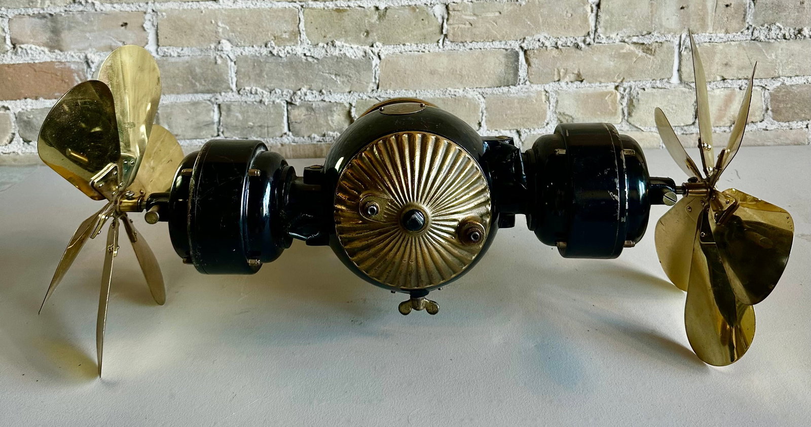 Circa 1920 Westinghouse Gyro Gyrating Double Ceiling Fan Style 243499B (1 of 20)
