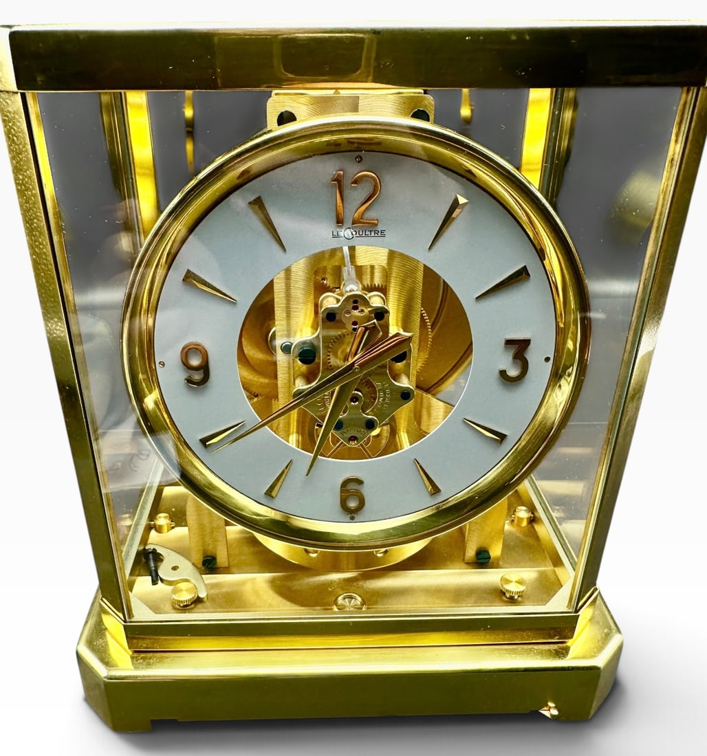 LeCoultre Atmos 15 Jewel Brass Glass Mantel Clock (1 of 15)
