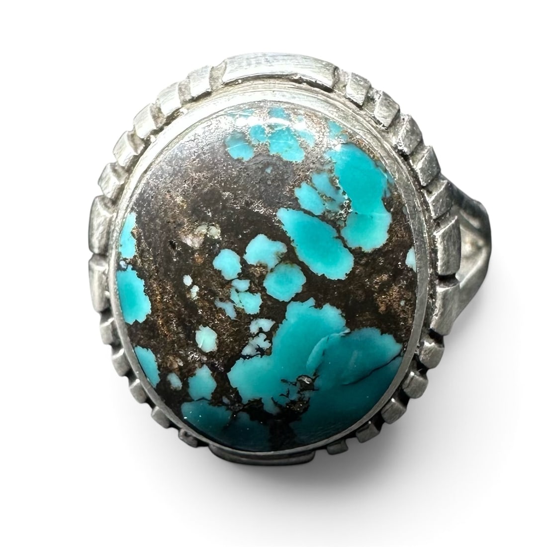 Sz4.75/3g Thomas Richard Navajo (Diné) Sterling Silver Number 8 Turquoise Ring: Sz4.75/3g Thomas Richard Navajo (Diné) Sterling Silver Number 8 Turquoise Ring:Brand/Model: Thomas Richard, Navajo (Diné) artisan. Hallmarked “T.”Manufacturer Location: Southwestern United S