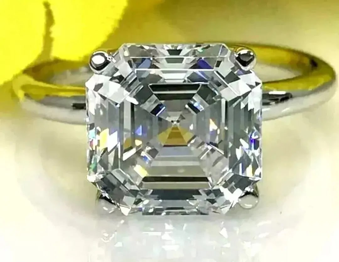 Lab Created Diamond 3 Ct. Sterling Silver Ring (1 of 2)