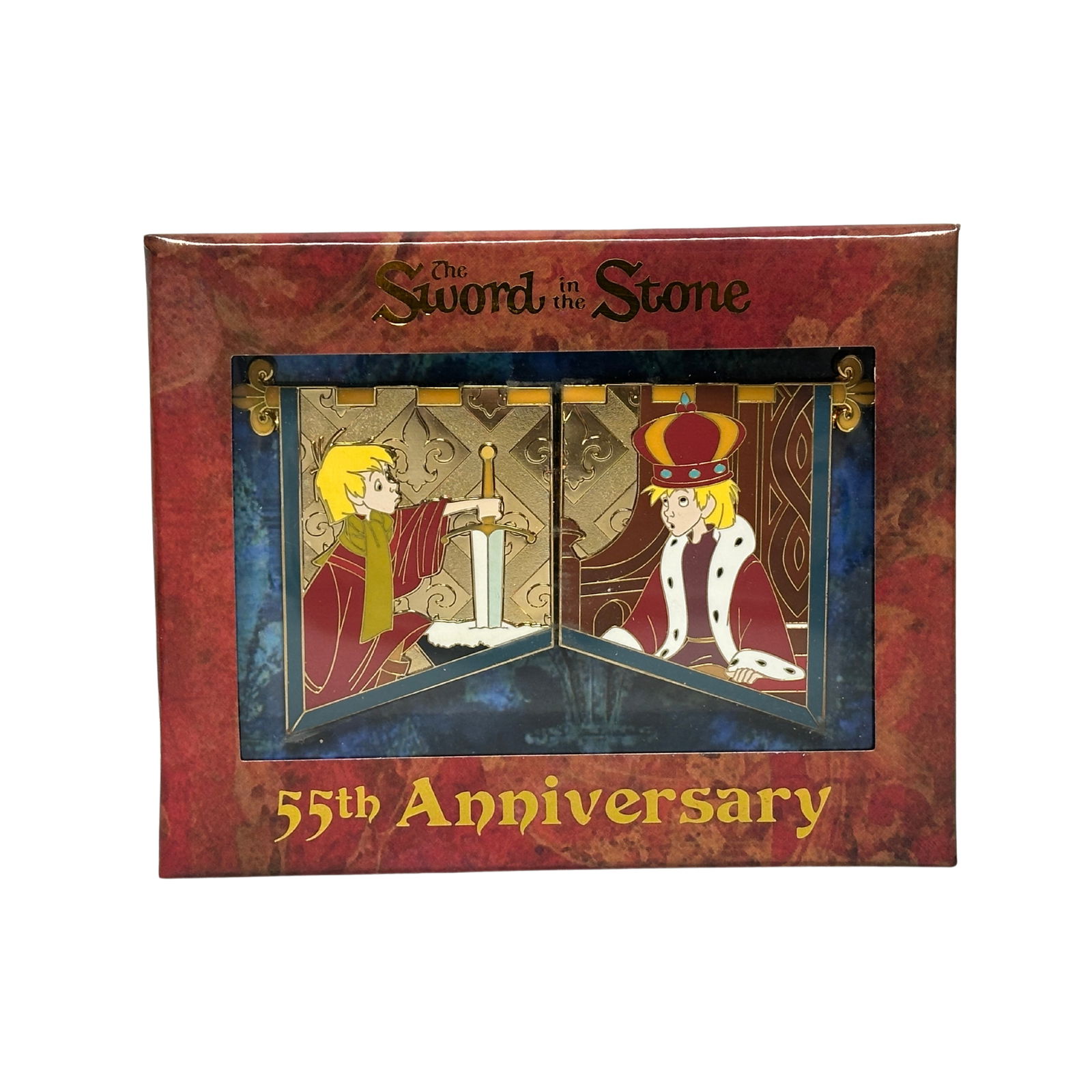 Disney WDI Sword In The Stone Arthur 55th Anniversary Jumbo Pin Boxed Set LE 200 (1 of 4)