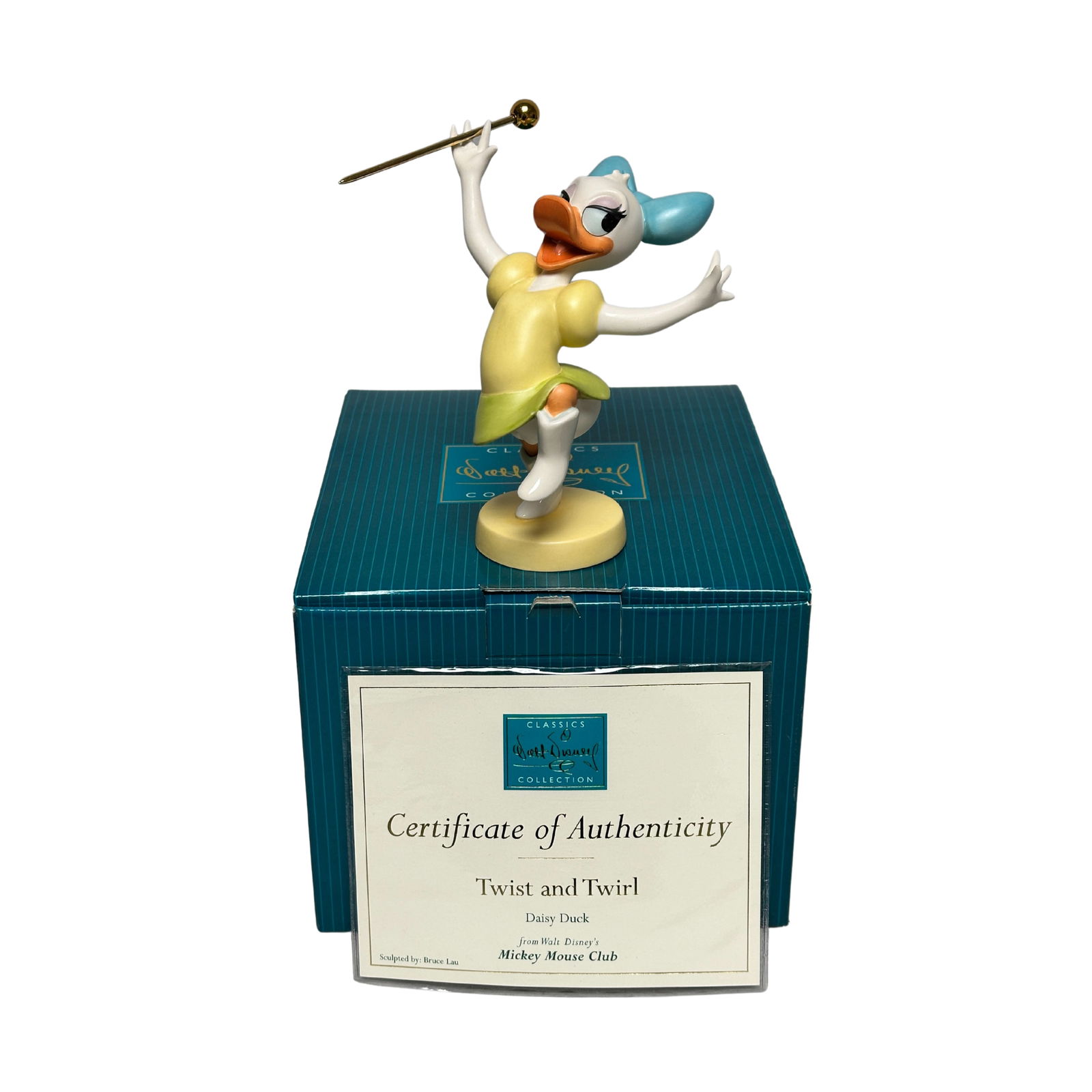 Disney WDCC Mickey Mouse Club Daisy Duck "Twist And Twirl" Figurine (1 of 4)