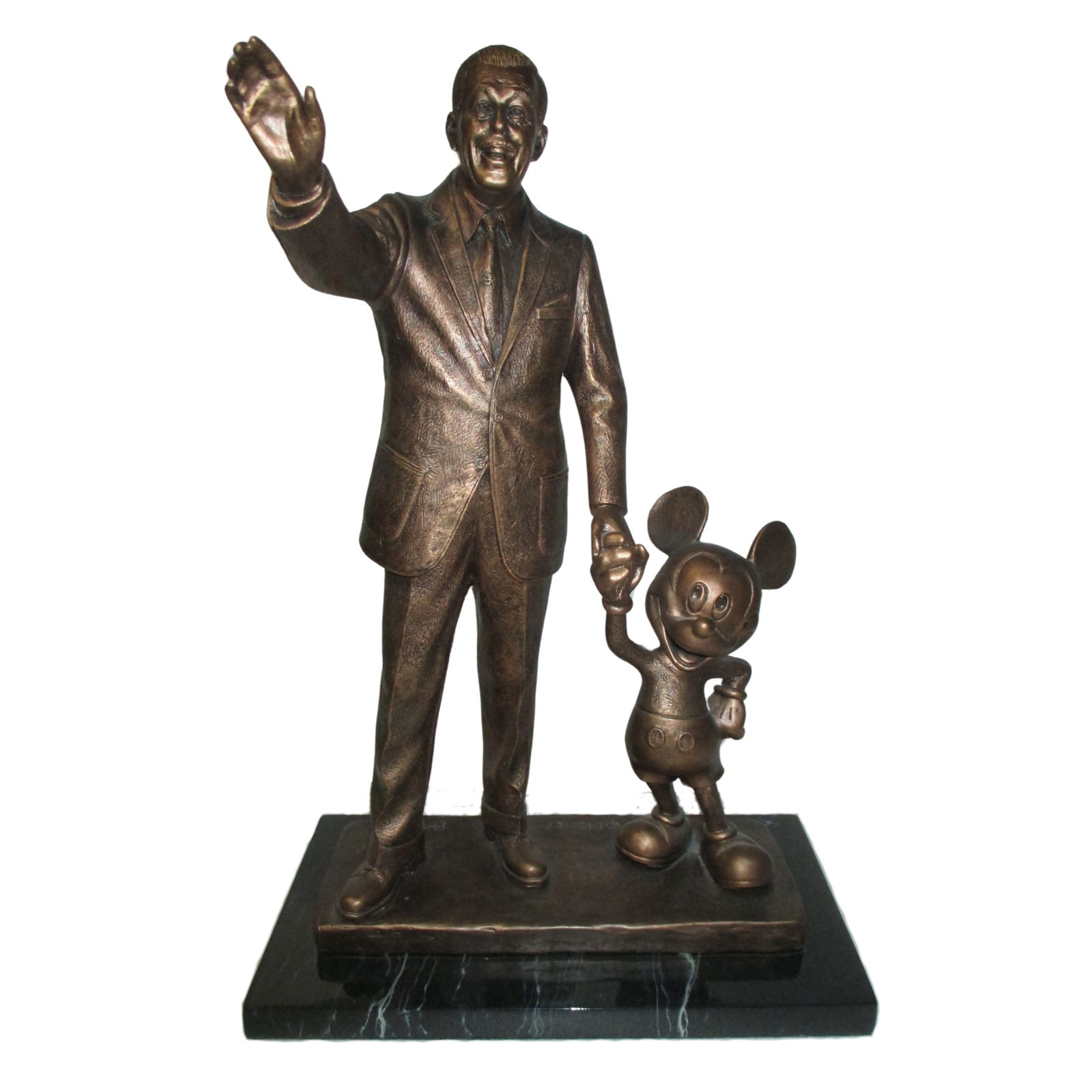 Walt Disney & Mickey Mouse Bronze Partners Statue Blaine Gibson (1 of 3)