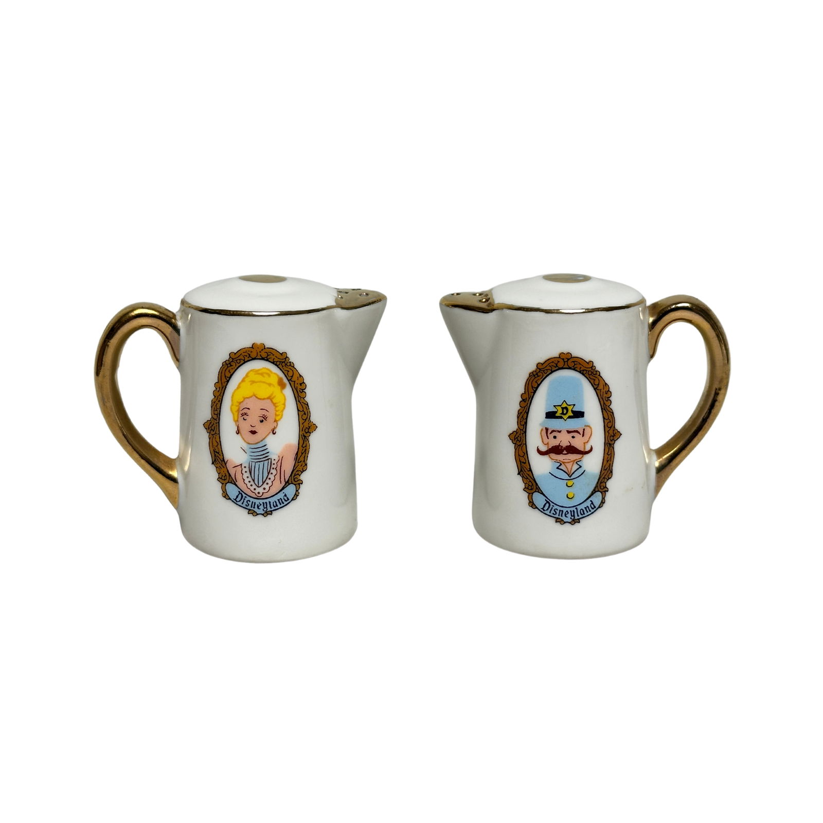 Disneyland Victorian Souvenir Teapot Salt Pepper Shakers (1 of 6)