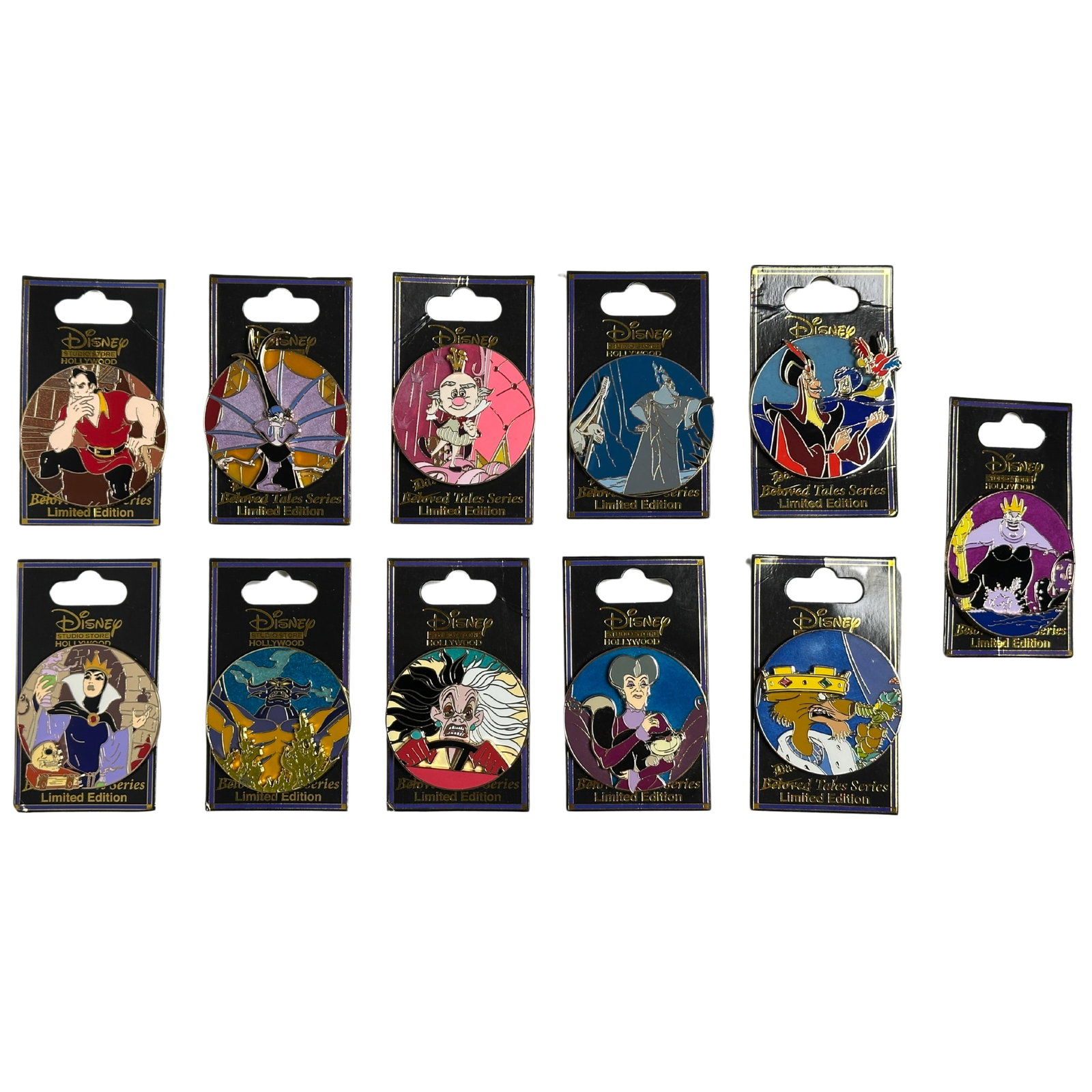 Disney Villains Dark Tales Series Limited Edition Pin Lot Of 11 (1 of 5)