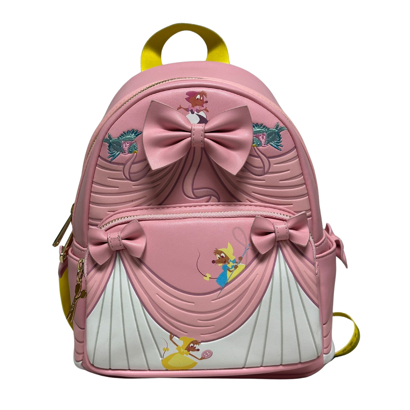 Disney LoungeFly Cinderella Pink Dress Mini Backpack (1 of 3)