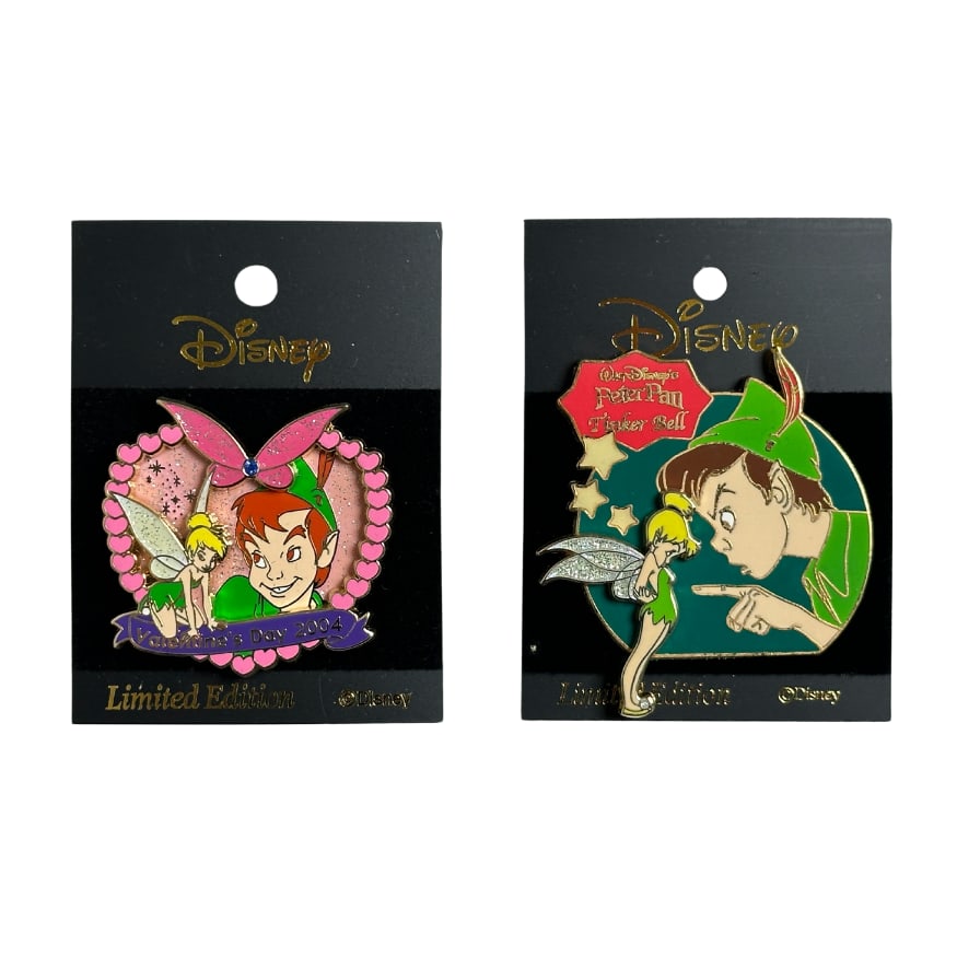 Disney History Of Art Peter Pan & Tinker Bell Pin Lot Of 2 (1 of 3)