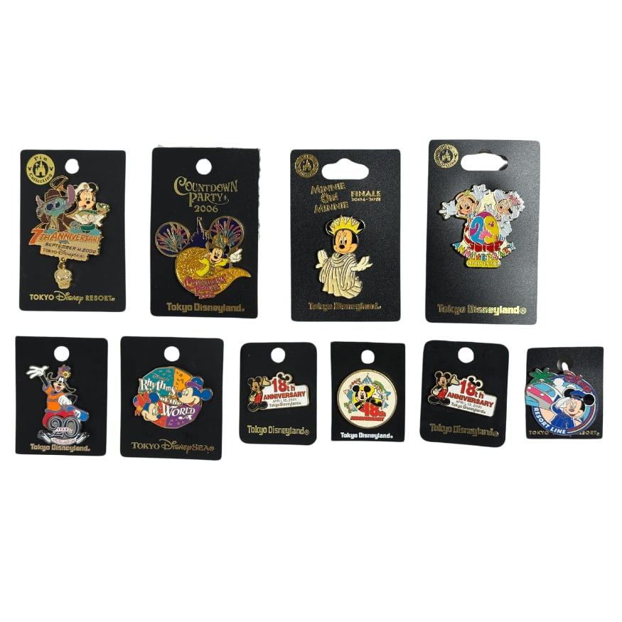 Disney TDR Assorted Pin Lot Of 10 (1 of 3)
