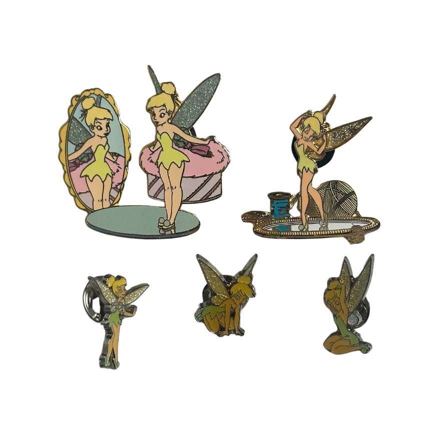 Disney Fairies Tinker Bell Pin Lot Of 5 (1 of 3)