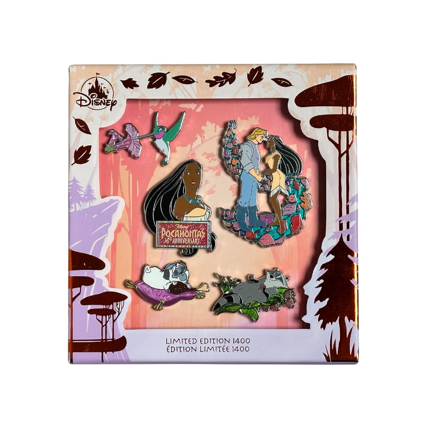 Disney Pocahontas 25th Anniversary LE Boxed Pin Set Of 5 (1 of 3)