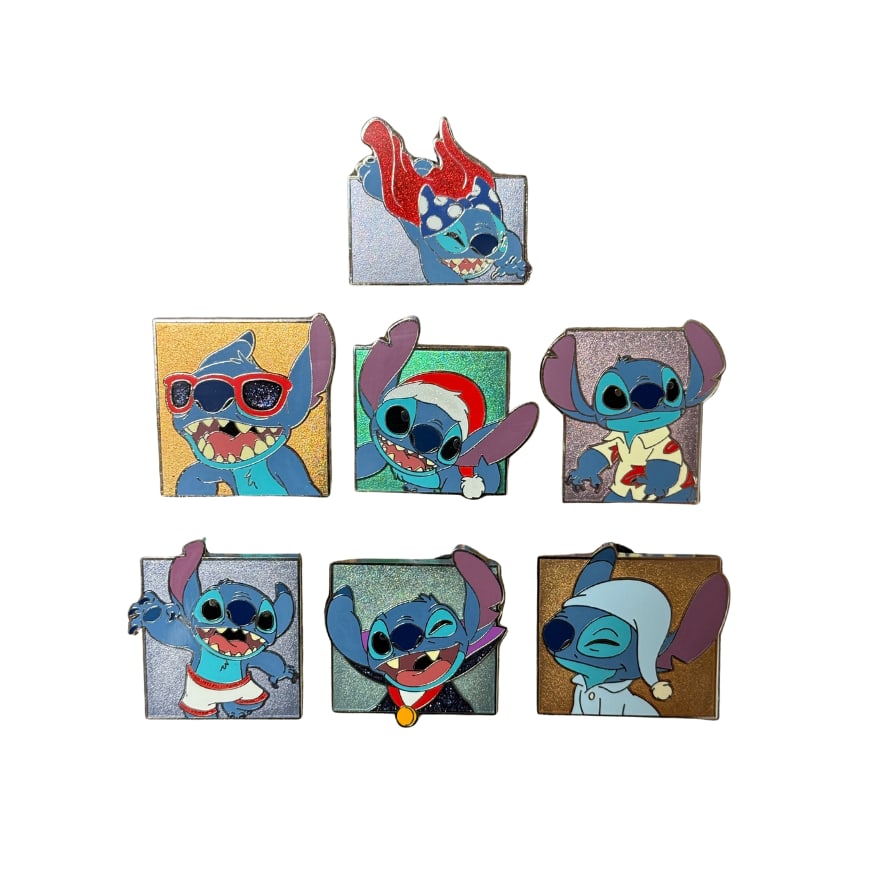 Disney Lilo & Stitch Experiment 626 Mystery Stitch Pin Lot Of 7: ******* FREE SHIPPING *******A Disney Lilo & Stitch Experiment 626 Mystery Stitch Pin Lot Of 7.******* FREE SHIPPING *******
