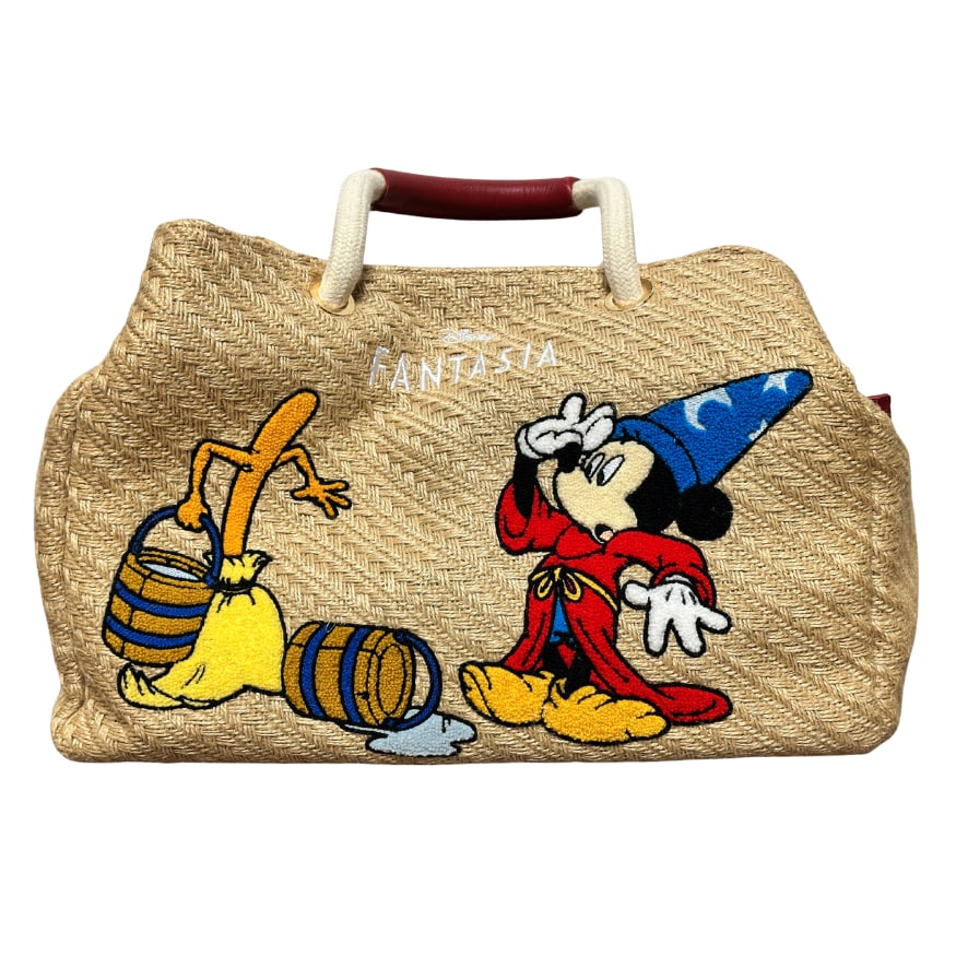 Disney Fantasia Sorcerer Mickey Woven Purse Tote Bag (1 of 4)