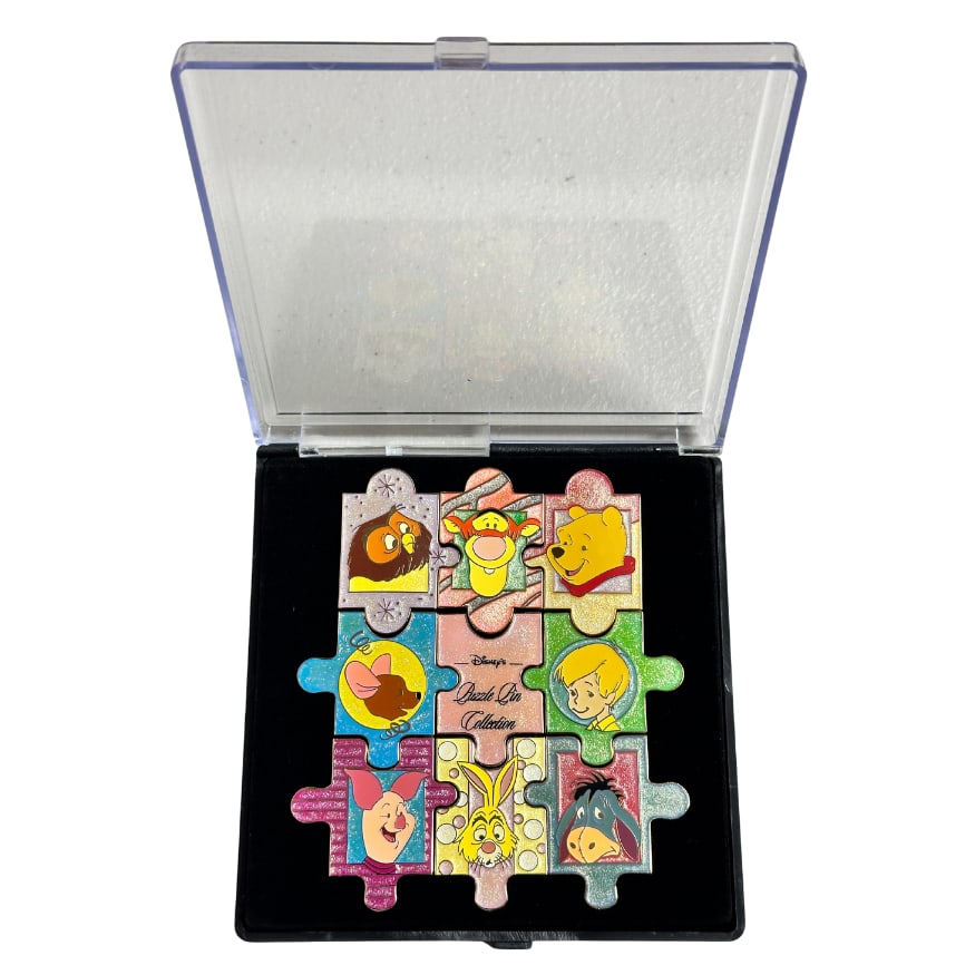 Disney Winnie The Pooh Puzzle Pin Collection Pin Set Of 9 (1 of 2)