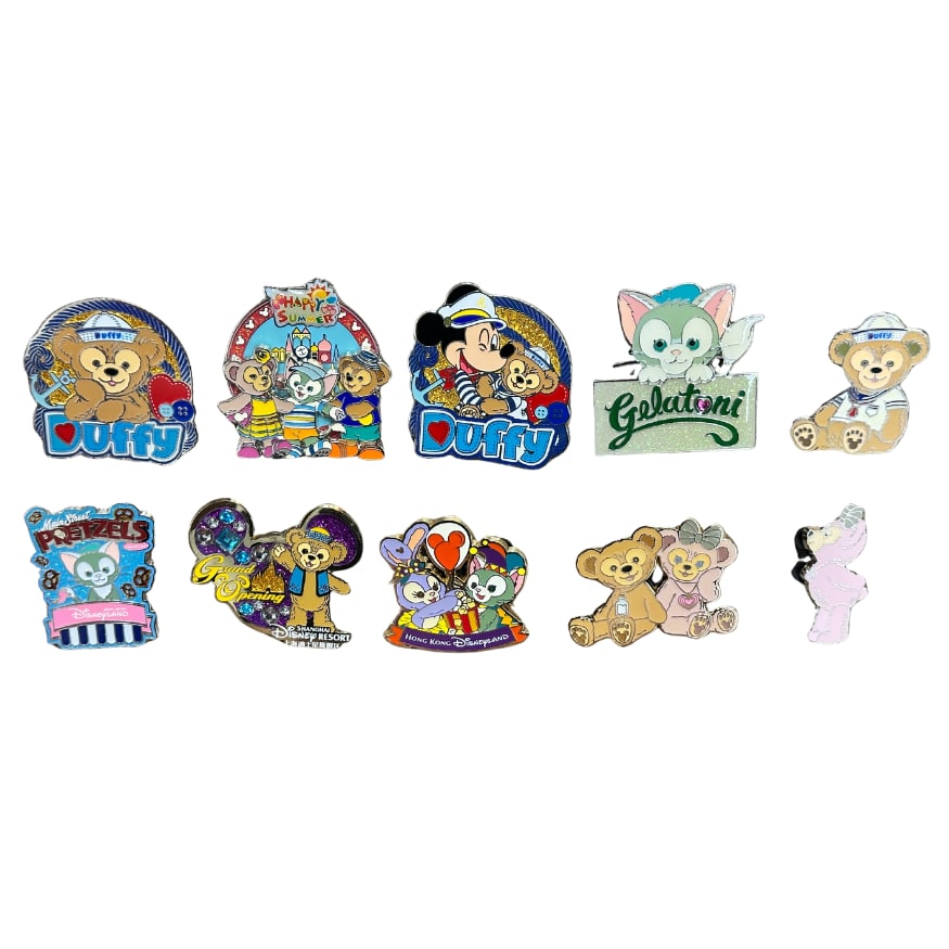 Disney Duffy & Friends Assorted Pin Lot Of 10 (1 of 3)