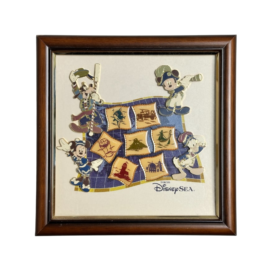 Tokyo Disney Sea Framed Pin Set Of 11 (1 of 3)