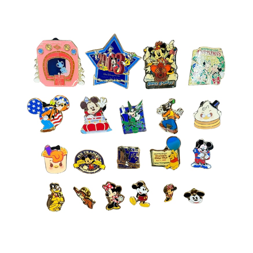 Disney Assorted Character Pin Lot Of 20 (1 of 3)